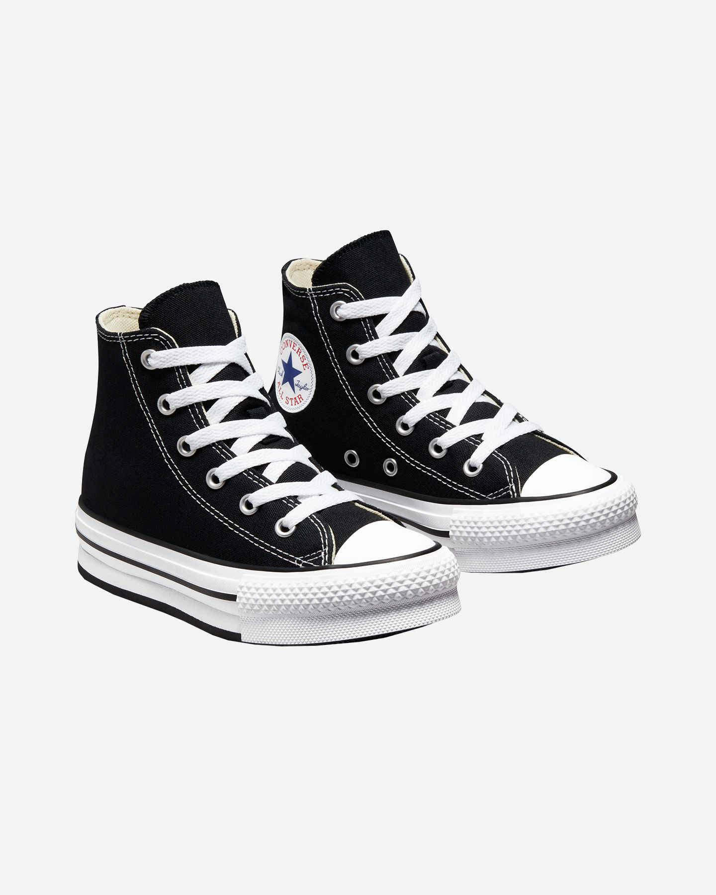 Scarpe sneakers CONVERSE CHUCK TAYLOR ALL STAR HIGH EVA LIFT PS JR - Nero - 1 | Cisalfa Sport