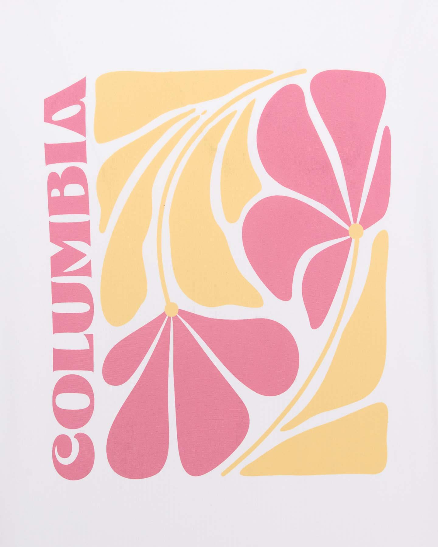 T-shirt COLUMBIA PARSONS POINT BACK GRAPHIC W - Bianco - 2 | Cisalfa Sport