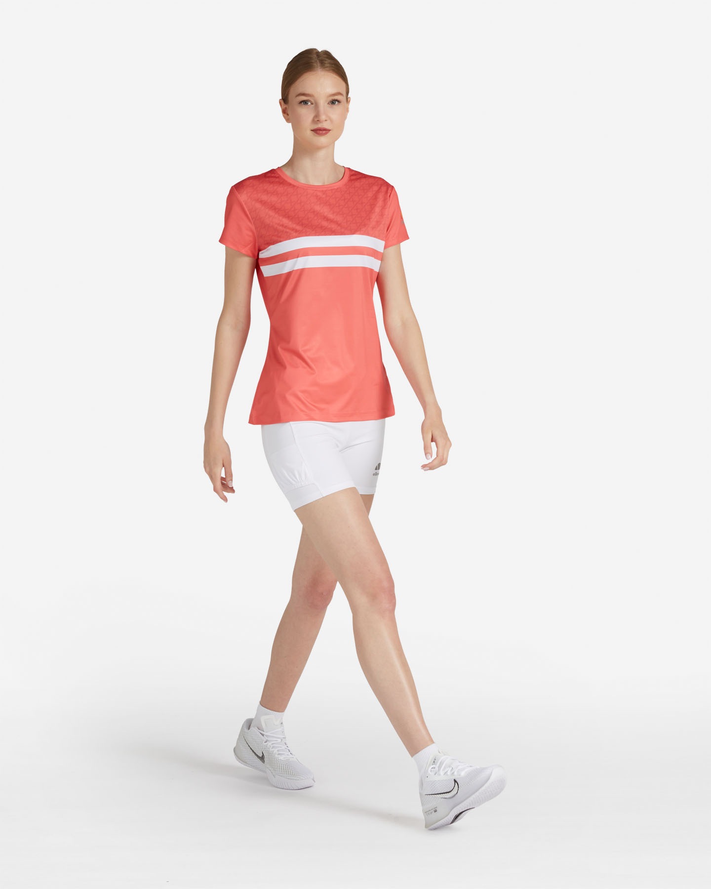 T-shirt tennis ELLESSE CHAIN LOGO W - Rosa - 3 | Cisalfa Sport