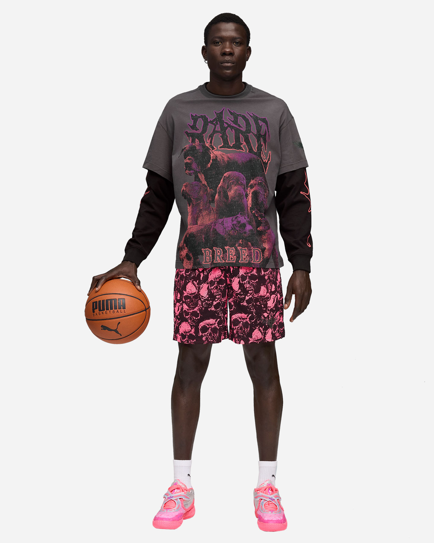 Maglia basket PUMA LAMELO WORLD M - Grigio - 4 | Cisalfa Sport