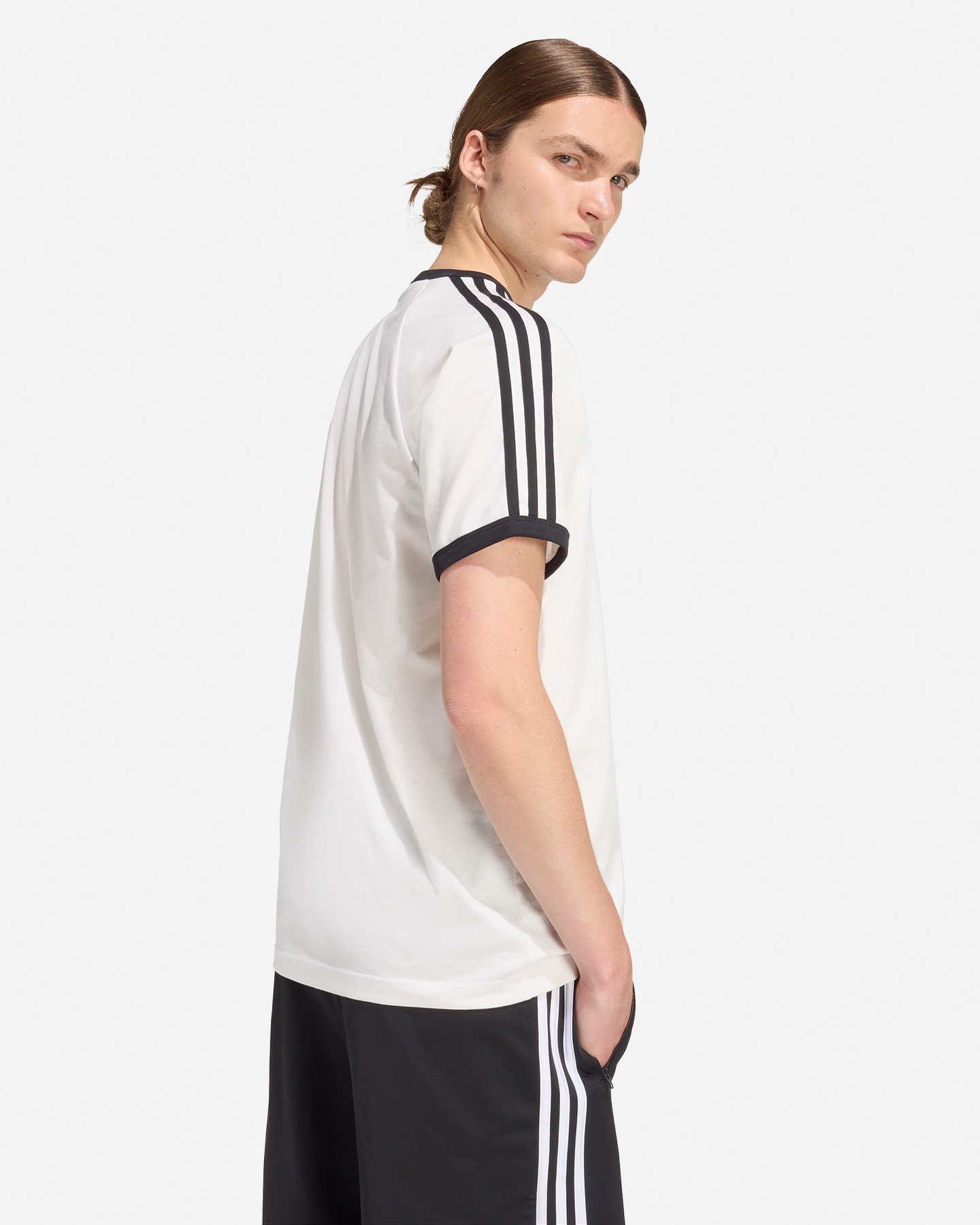 T-shirt ADIDAS ORIGINALS 3STRIPES M - Bianco - 5 | Cisalfa Sport