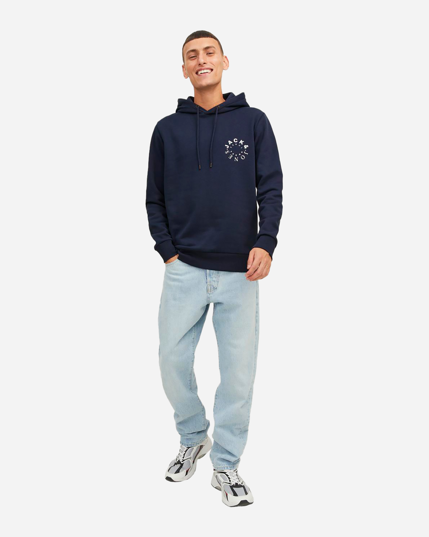 Felpa JACK & JONES WARRIOR M - Blu - 2 | Cisalfa Sport