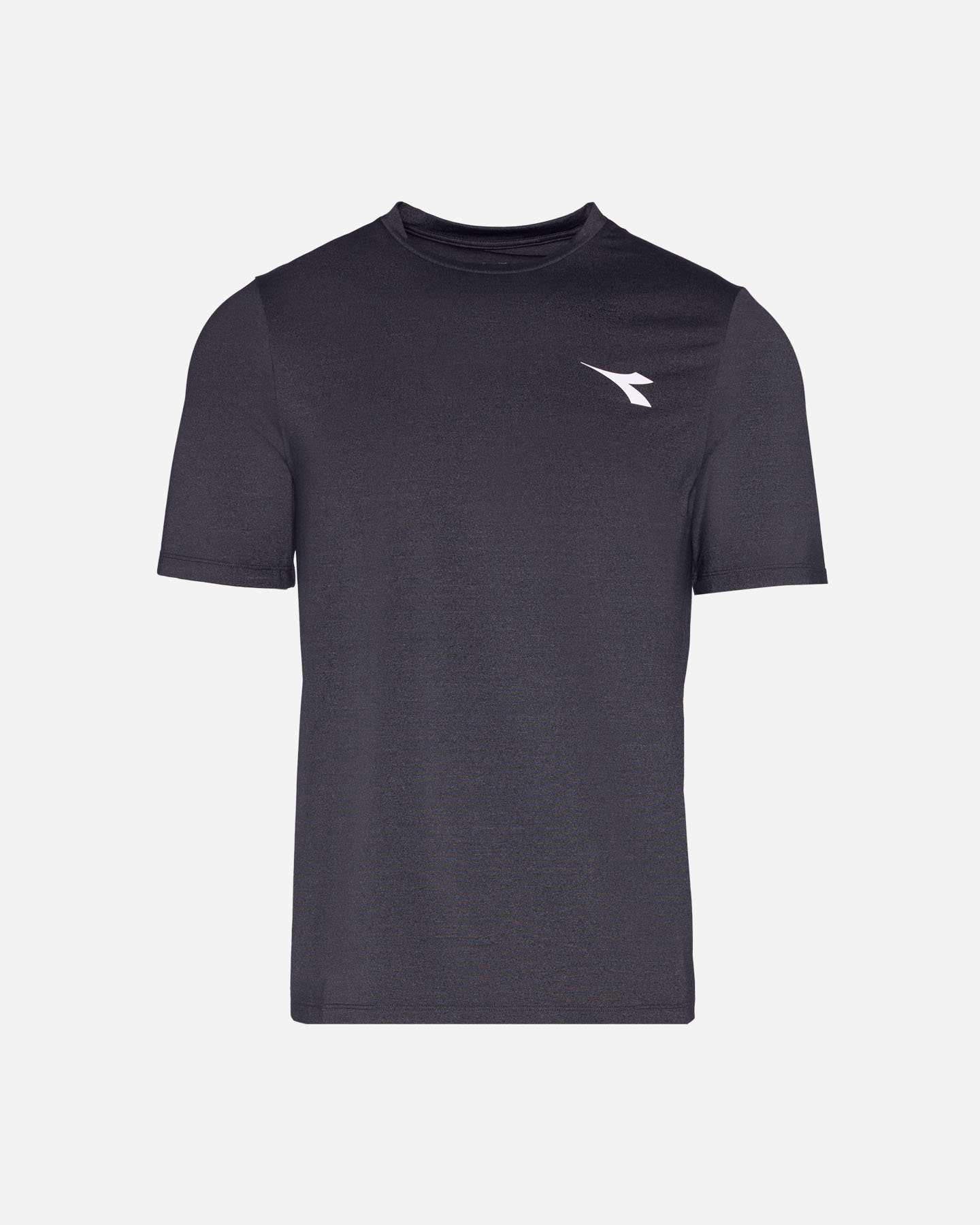 T-shirt running DIADORA TECH RUN CREW M - Nero - 0 | Cisalfa Sport