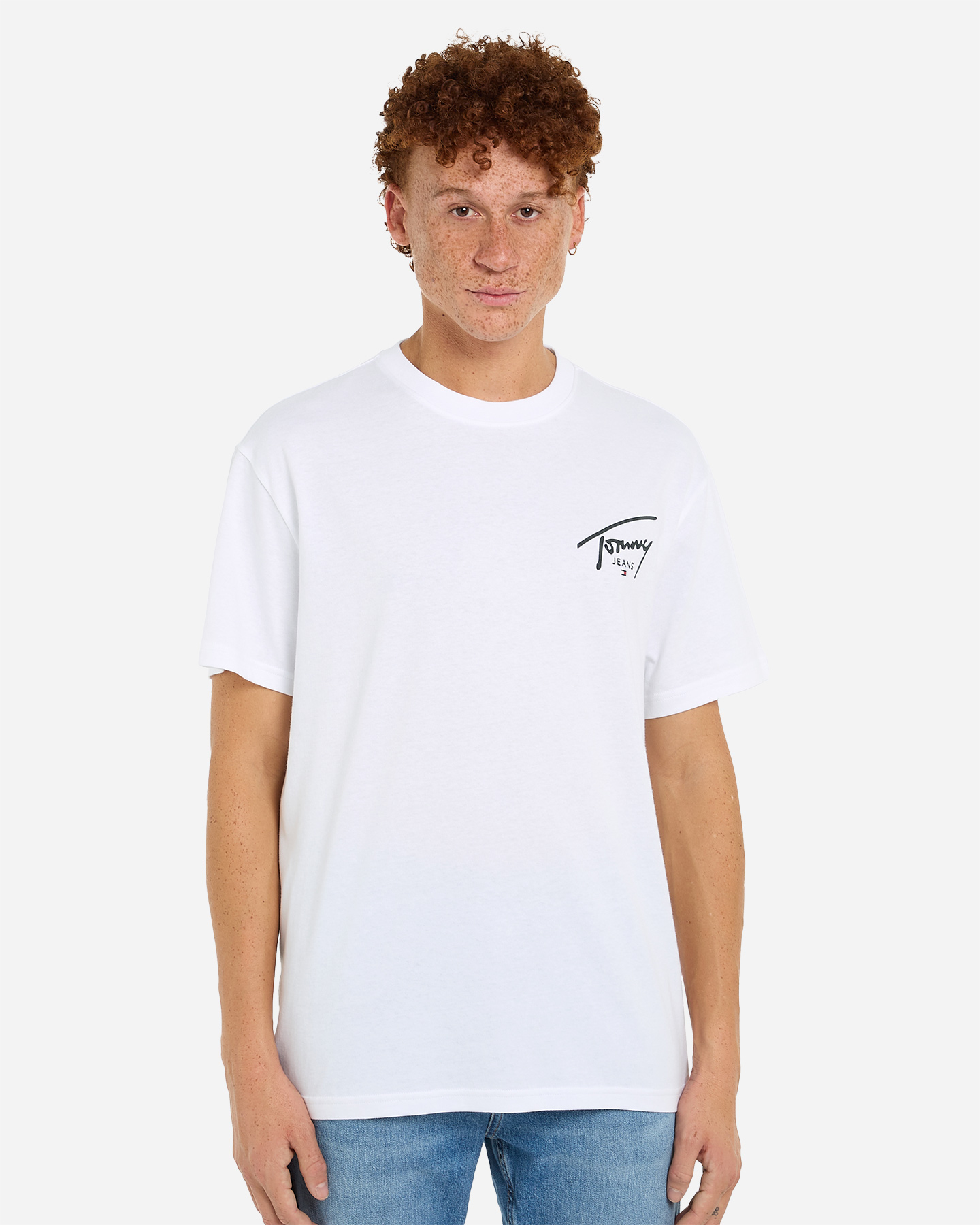 T-shirt TOMMY HILFIGER BACK LOGO SIGNATURE M - Bianco - 2 | Cisalfa Sport