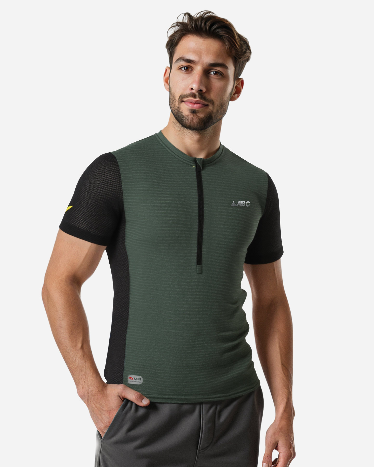 T-shirt running ABC TRAIL M - Verde - 2 | Cisalfa Sport