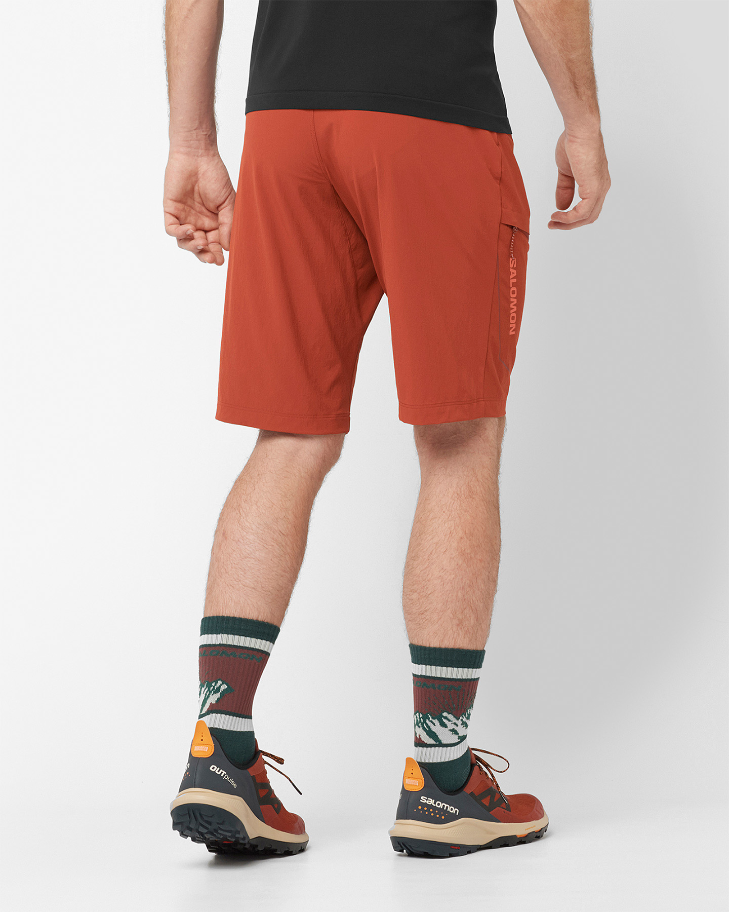 Pantaloncini SALOMON WAYFARER M - Rosso - 3 | Cisalfa Sport