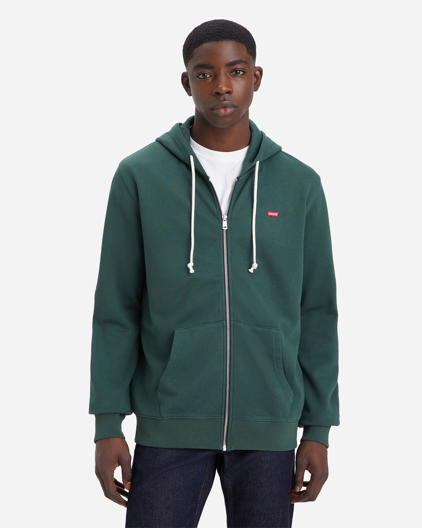 Felpa LEVI'S ORIGINAL ZIP UP M - Verde - 2 | Cisalfa Sport