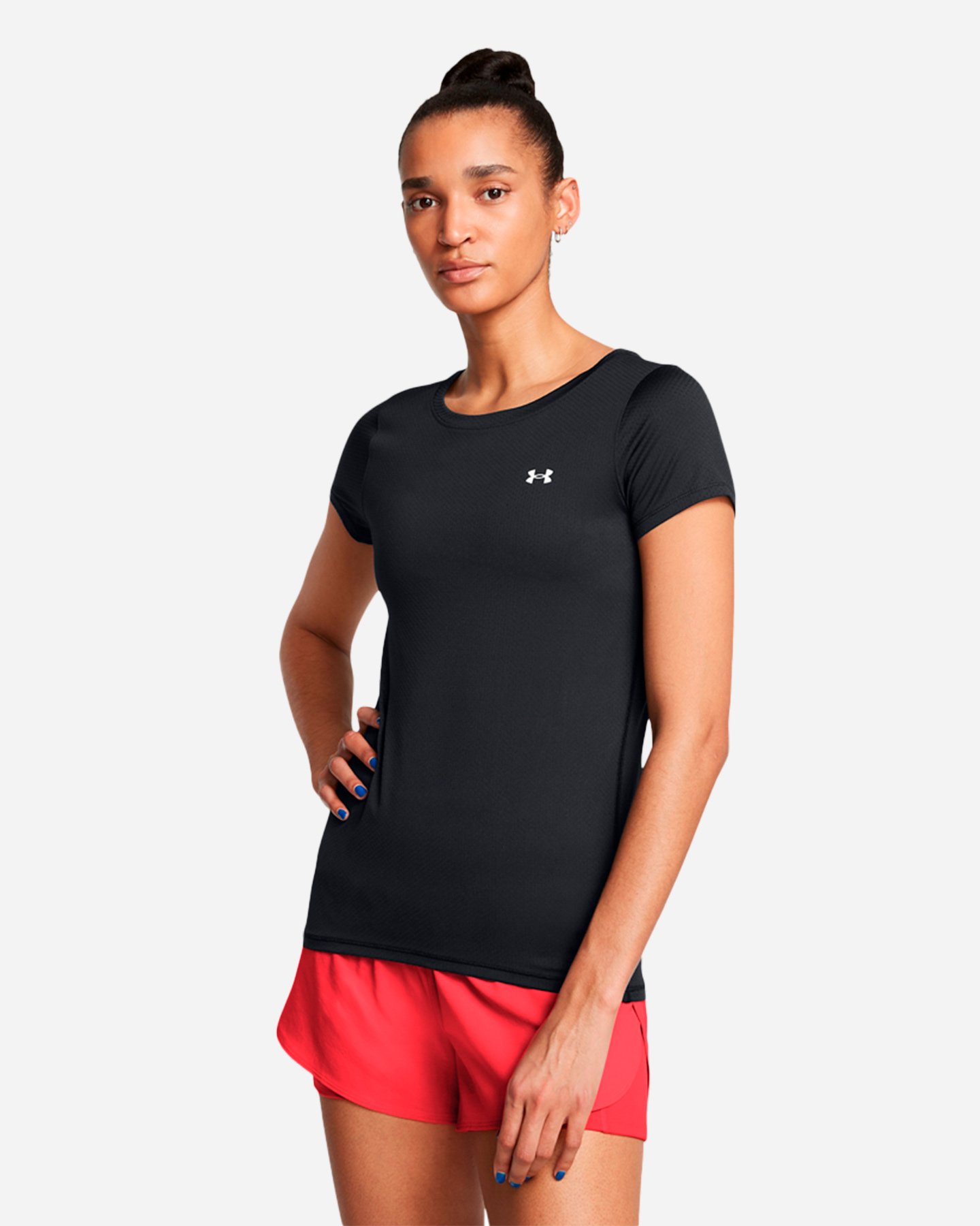 T-shirt training UNDER ARMOUR TECH BASELAYER W - Nero - 2 | Cisalfa Sport
