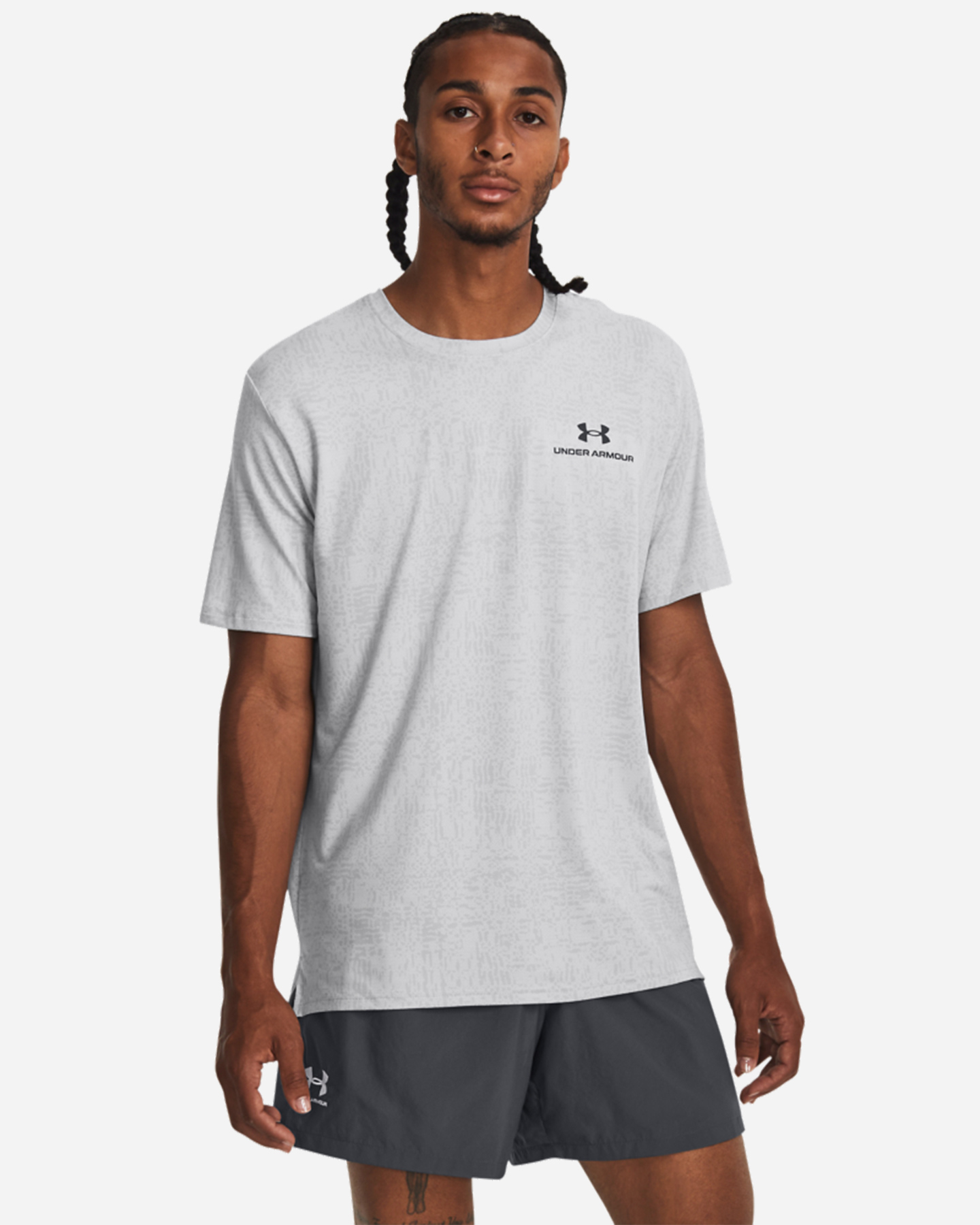 T-shirt training UNDER ARMOUR RUSH ENERGY M - Verde - 2 | Cisalfa Sport