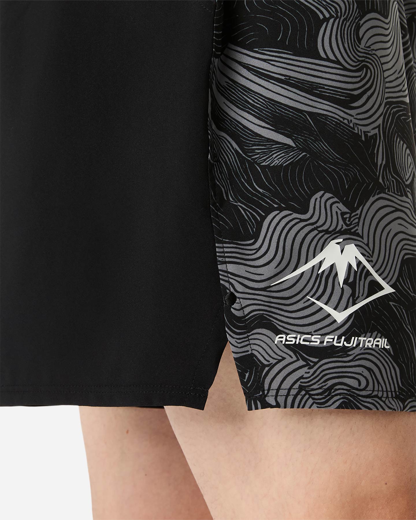 Short running ASICS FUJITRAIL M - Nero - 5 | Cisalfa Sport