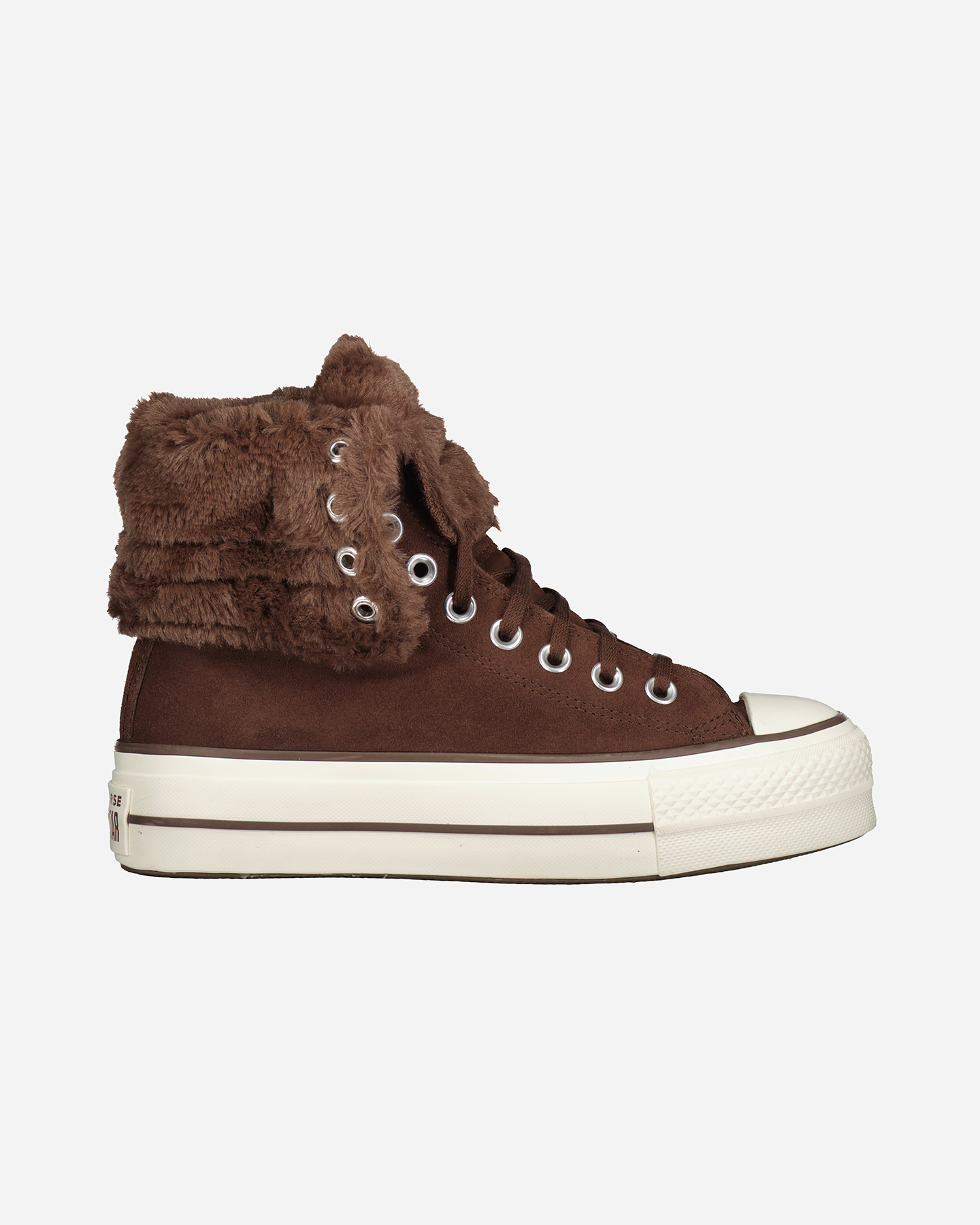 Scarpe sneakers CONVERSE CHUCK TAYLOR ALL STAR FOLD OVER LIFT X-HIGH W - Marrone - 0 | Cisalfa Sport