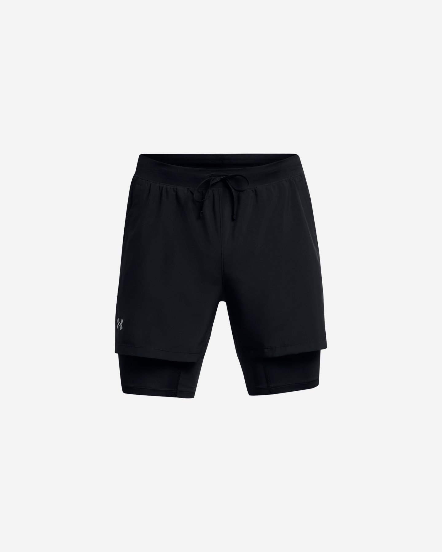 Short running UNDER ARMOUR LAUNCH 5 2IN1 M - Nero - 0 | Cisalfa Sport