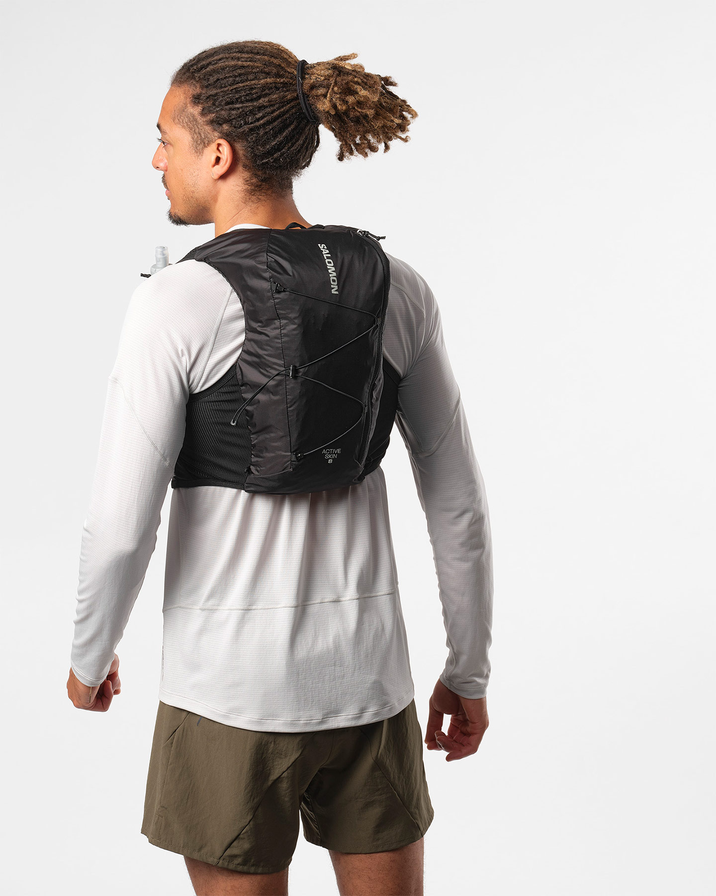 Zaino trail running SALOMON ACTIVE SKIN 8  - Nero - 3 | Cisalfa Sport