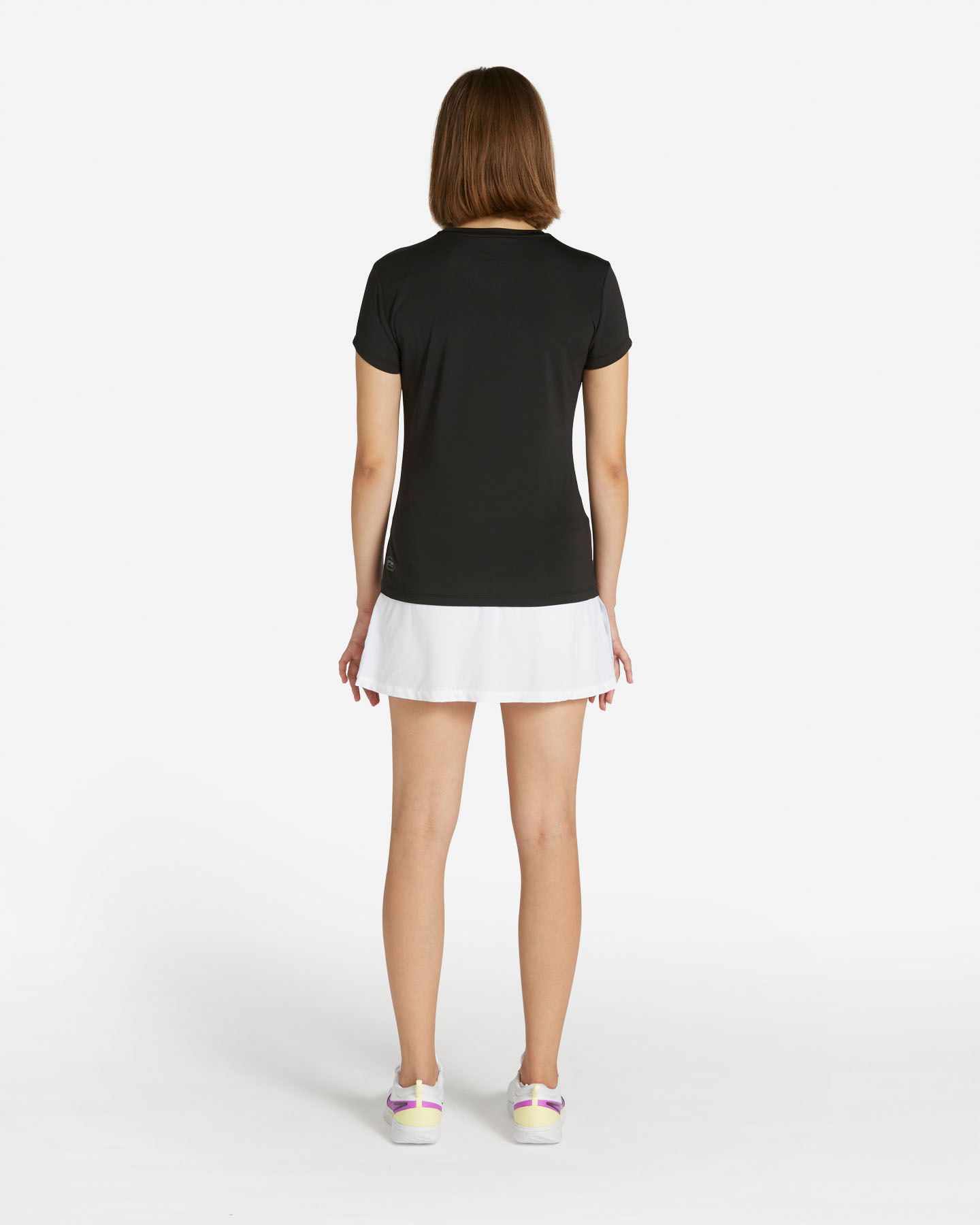 T-shirt tennis ELLESSE FIVE STRIPES W - Nero - 2 | Cisalfa Sport