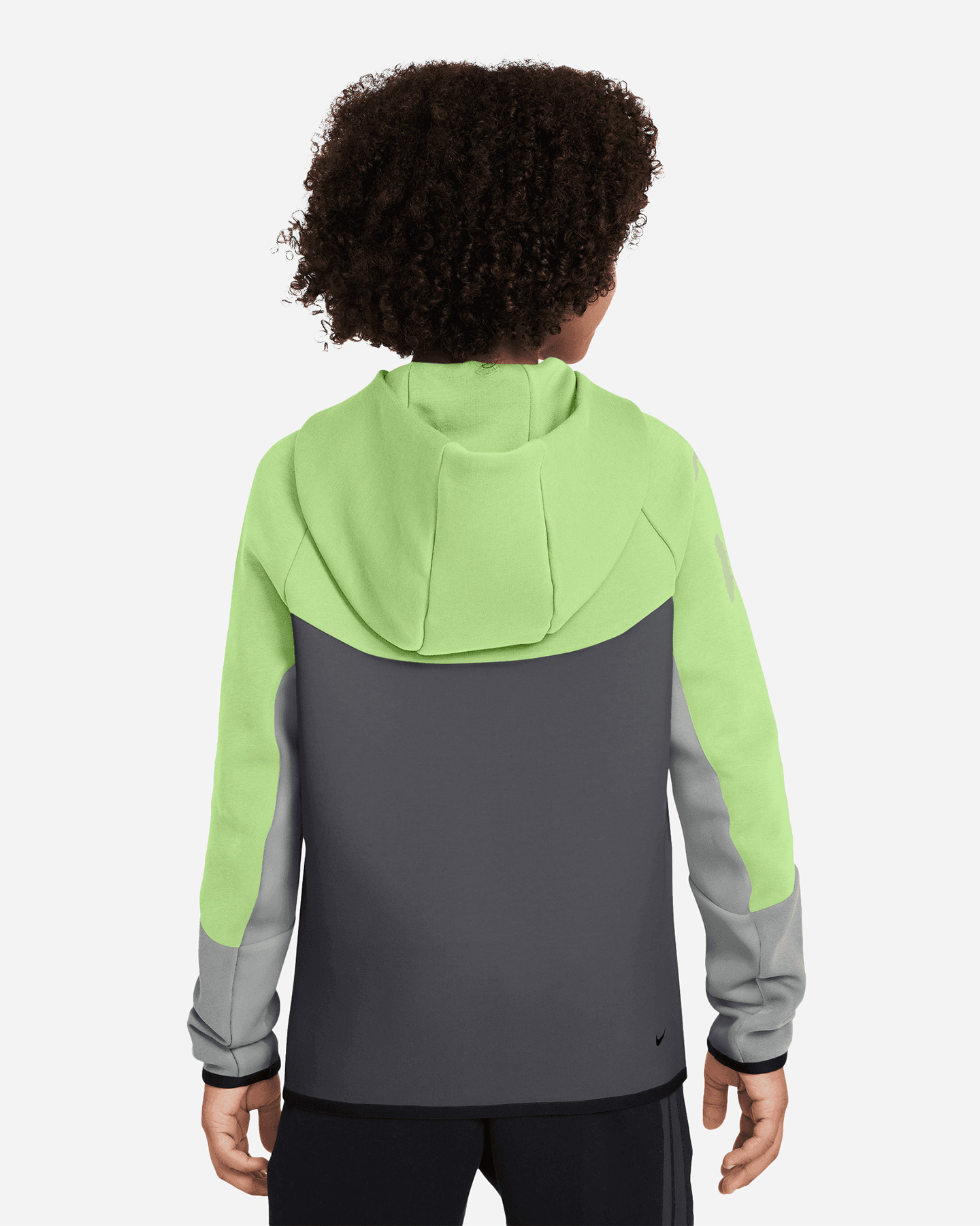 Felpa NIKE TECH FLEECE 2 JR - Verde - 1 | Cisalfa Sport