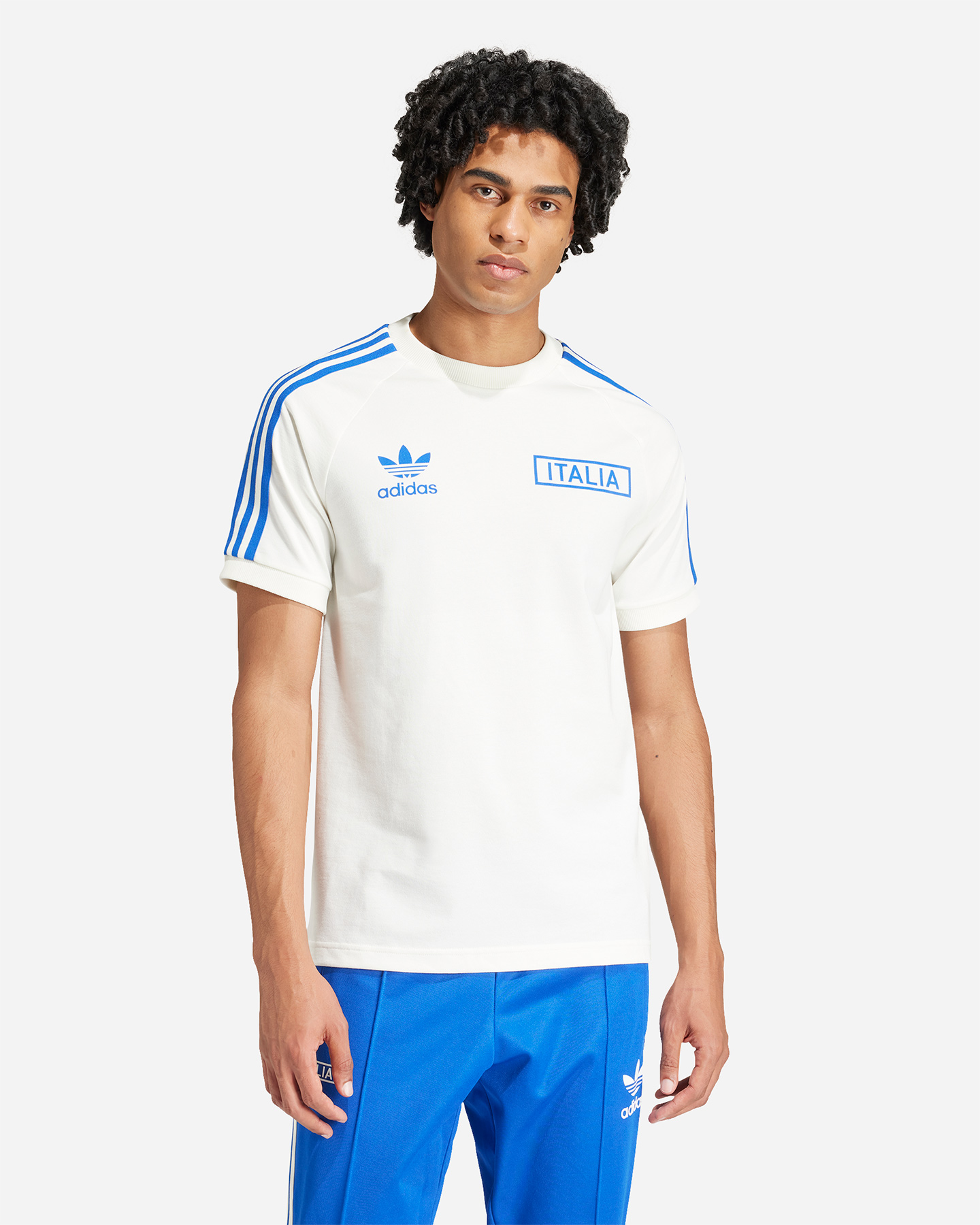 Abbigliamento calcio ufficiale ADIDAS ITALIA OG ADICOLOR 3 STRIPES M - Bianco - 1 | Cisalfa Sport