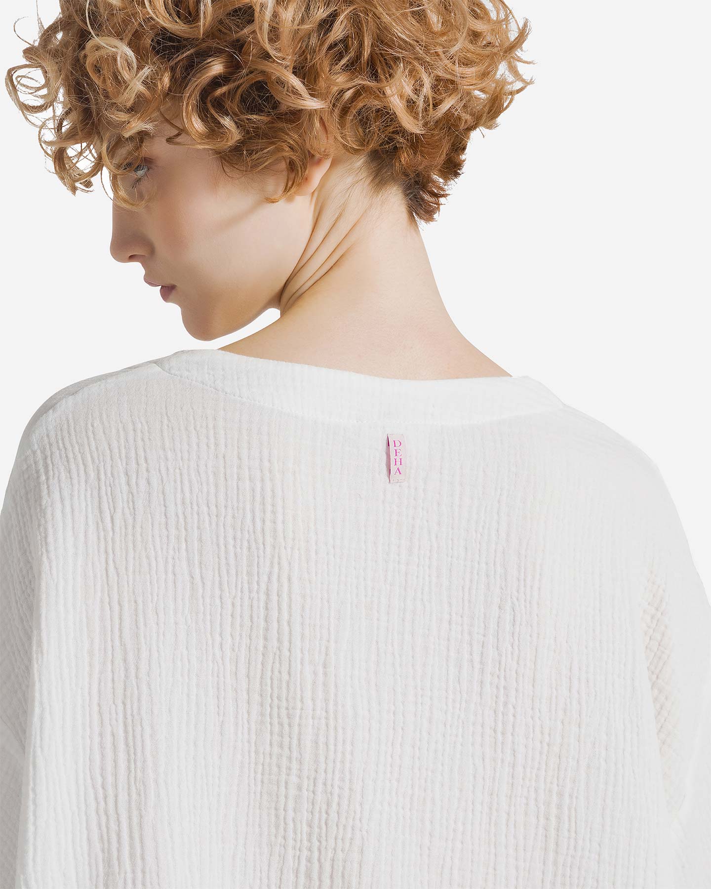 Felpa DEHA BASIC W - Bianco - 5 | Cisalfa Sport