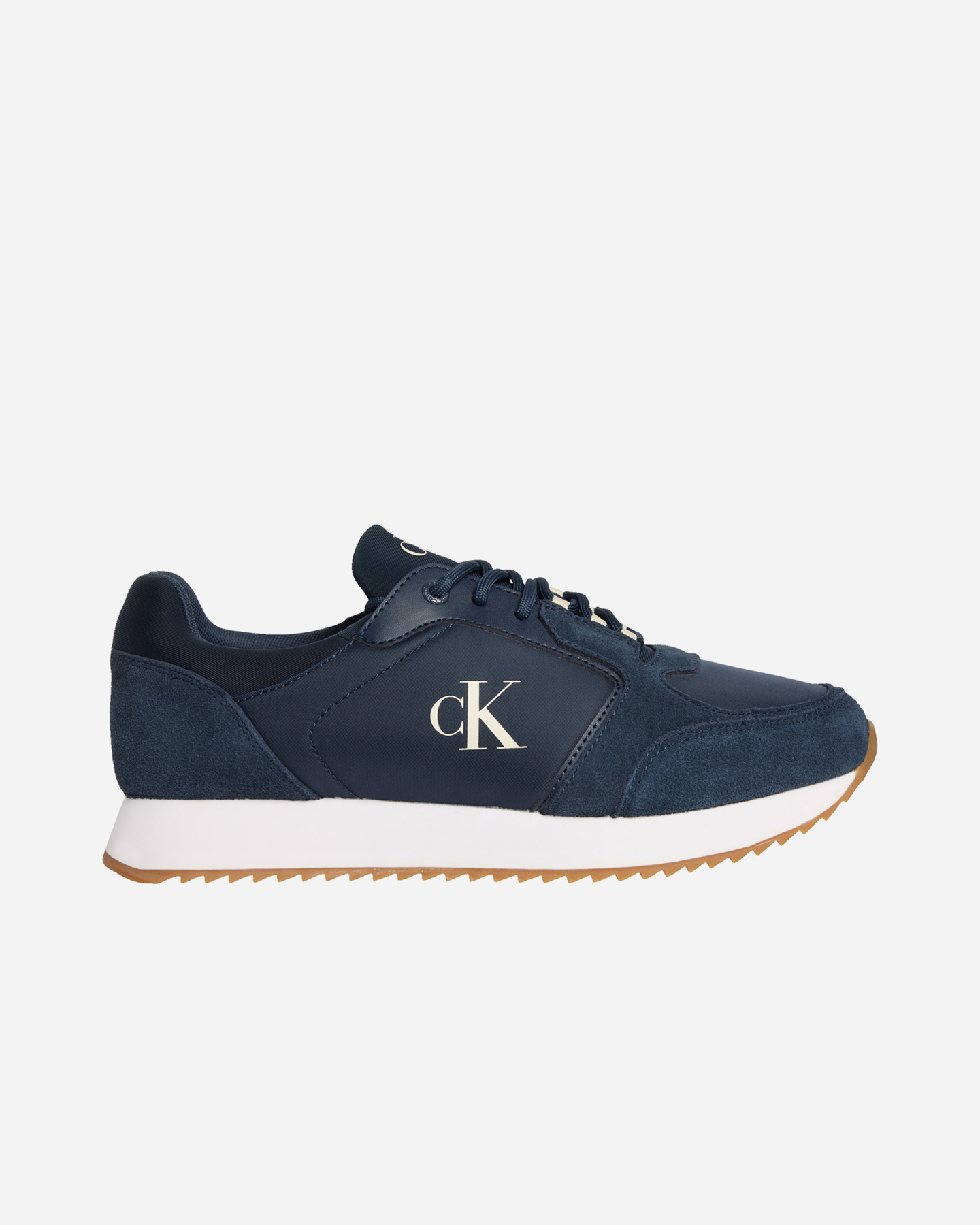 Scarpe sneakers CALVIN KLEIN JEANS RETRO RUNNER SOCK LACE UP M - Blu Navy - 0 | Cisalfa Sport