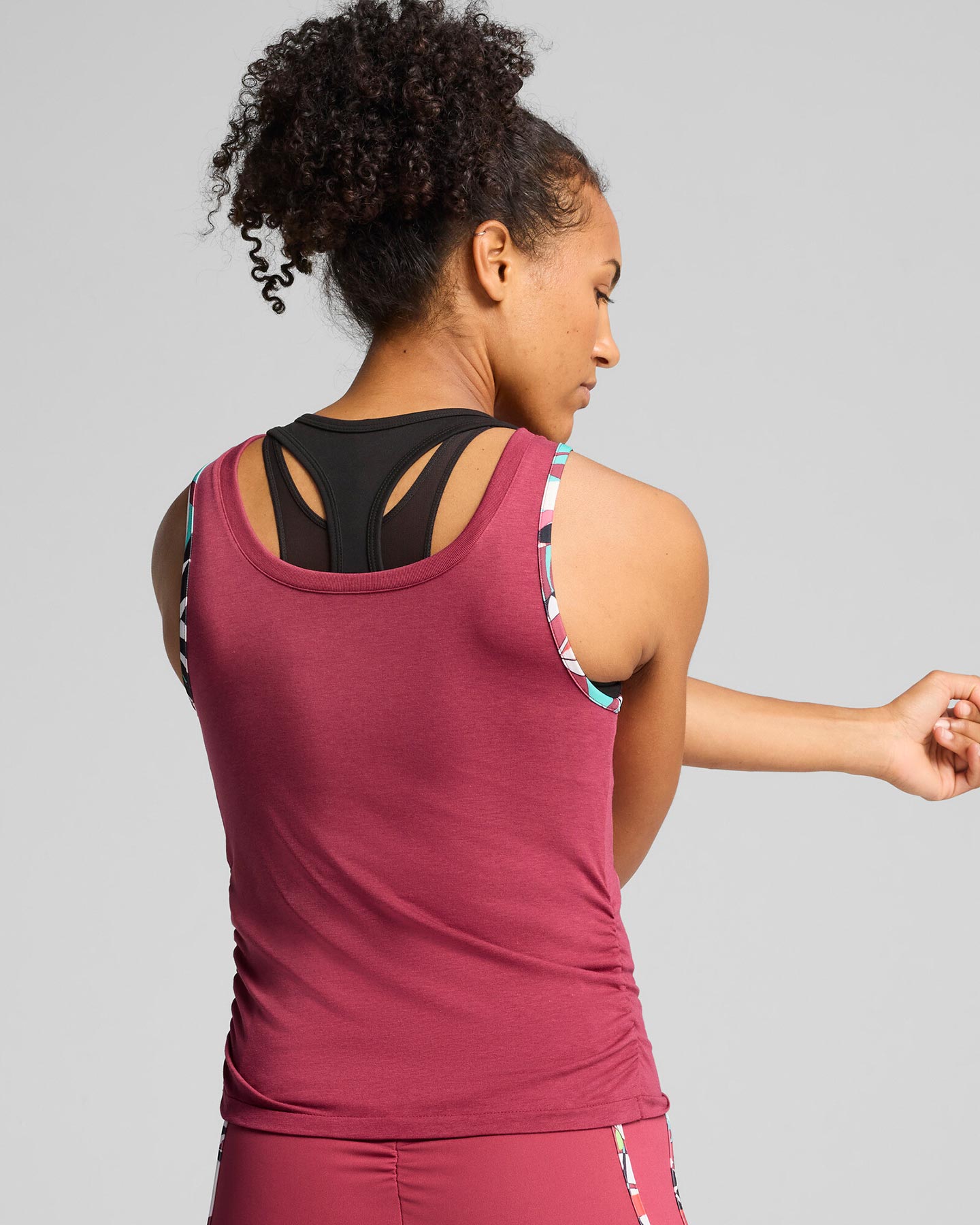 Canotta training PUMA CROP W - Marrone - 4 | Cisalfa Sport