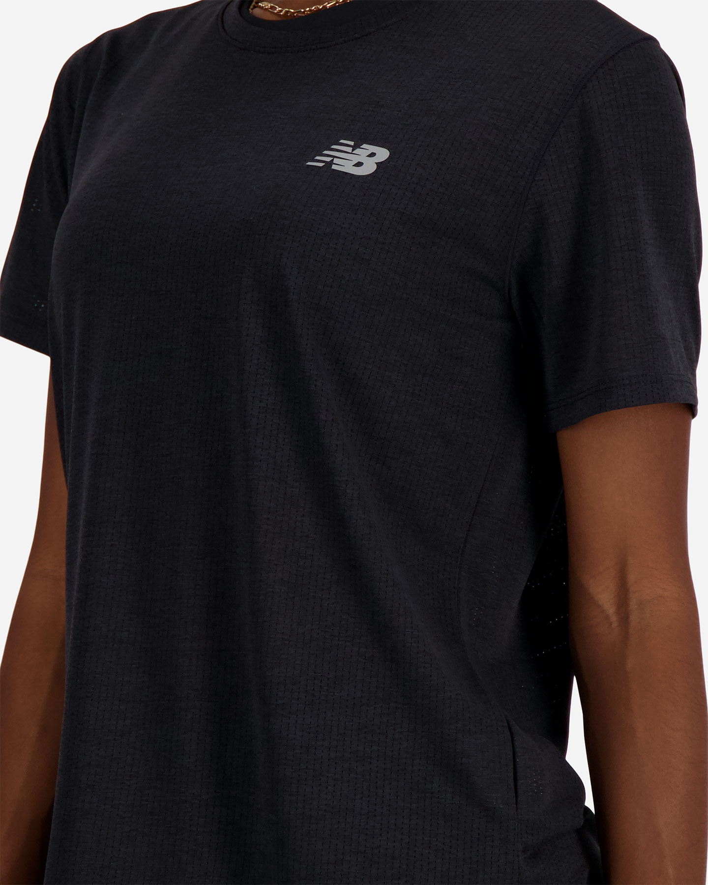 T-shirt running NEW BALANCE ATHLETICS W - Nero - 5 | Cisalfa Sport