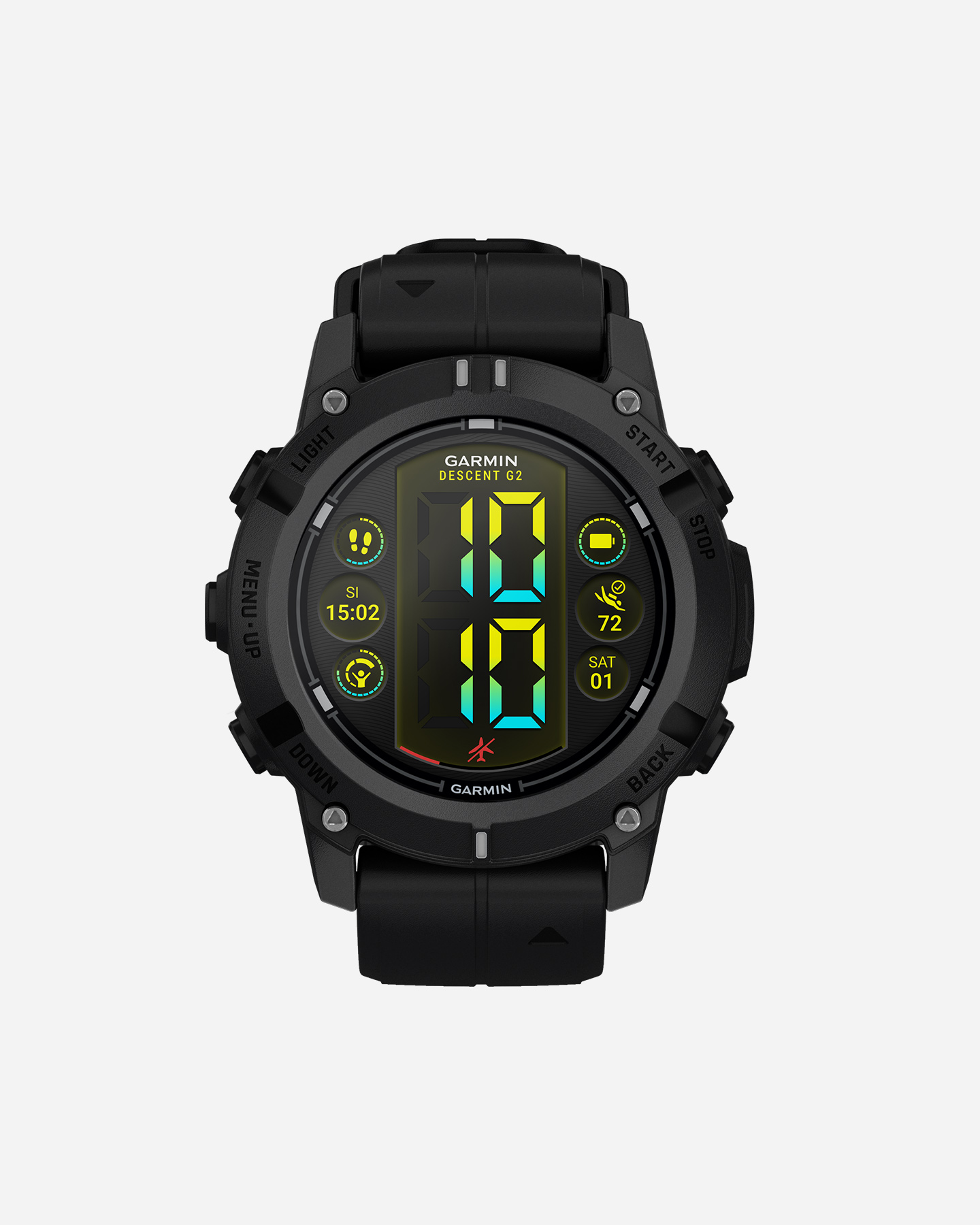 Orologio multifunzione GARMIN DESCENT G2 AMOLED  - Nero - 0 | Cisalfa Sport