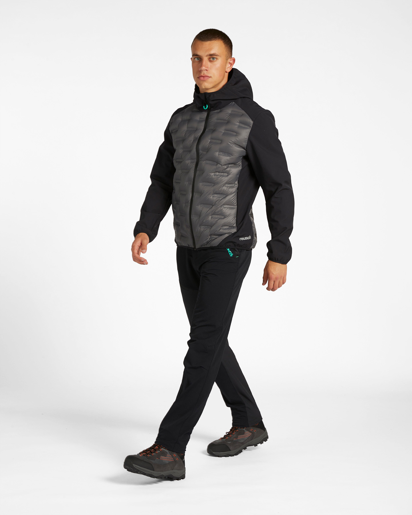 Giacca outdoor REUSCH DOWN ASPHALT HYB. PADDING M - Antracite - 3 | Cisalfa Sport