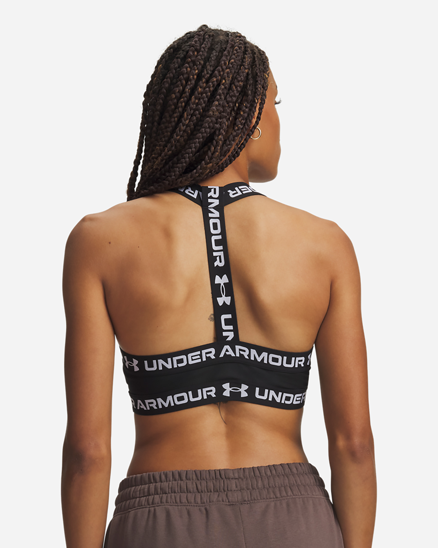 Bra training UNDER ARMOUR MID T-BACK W - Nero - 1 | Cisalfa Sport