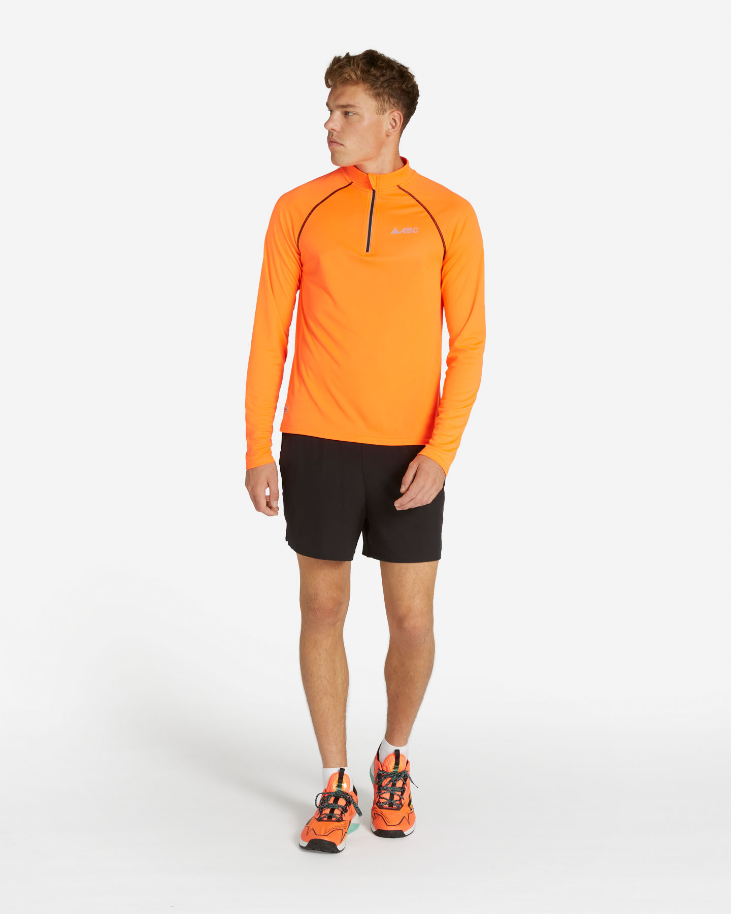 Maglia running ABC WINTER M - Arancione - 1 | Cisalfa Sport