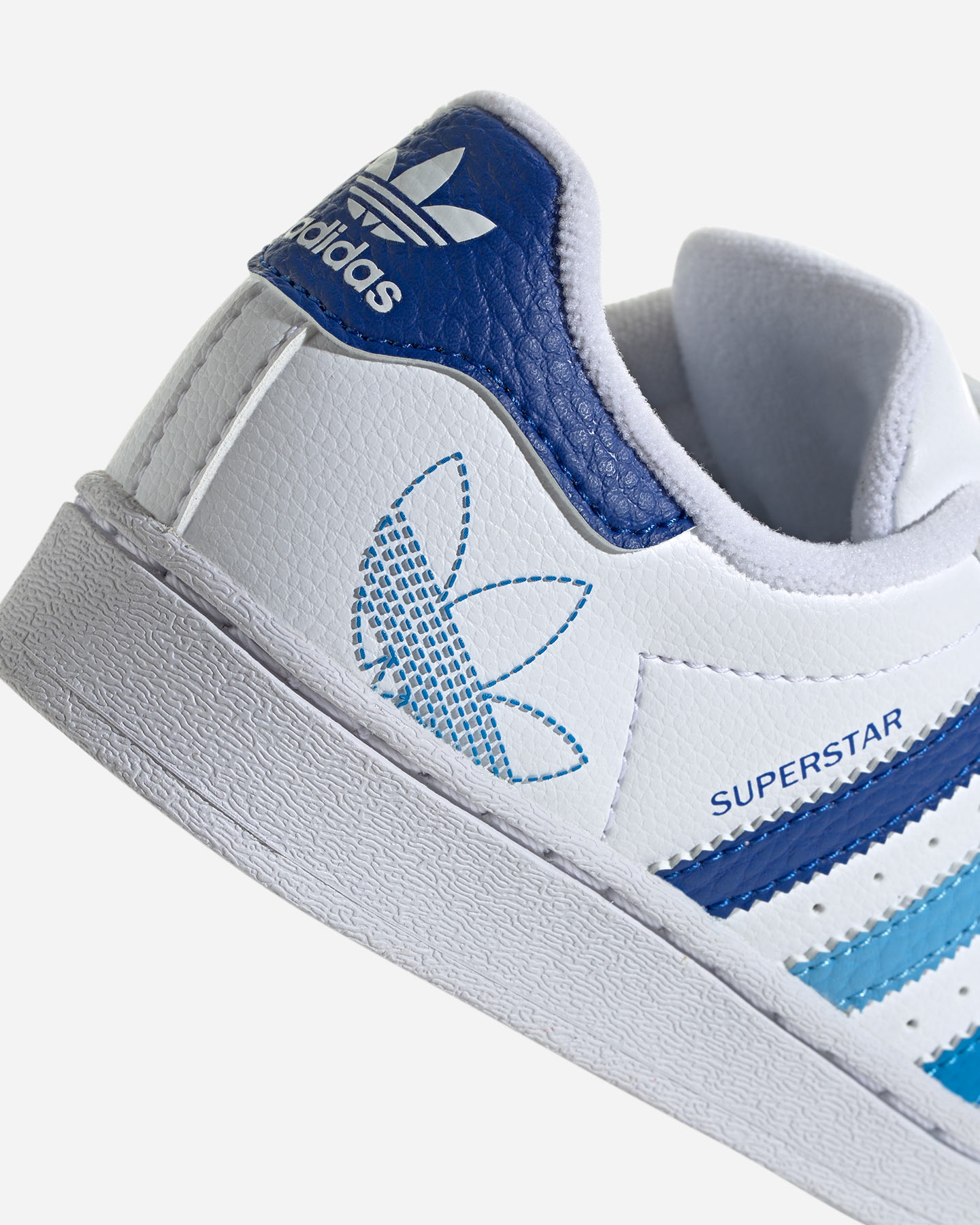 Scarpe sneakers ADIDAS SUPERSTAR PS JR - Bianco - 5 | Cisalfa Sport