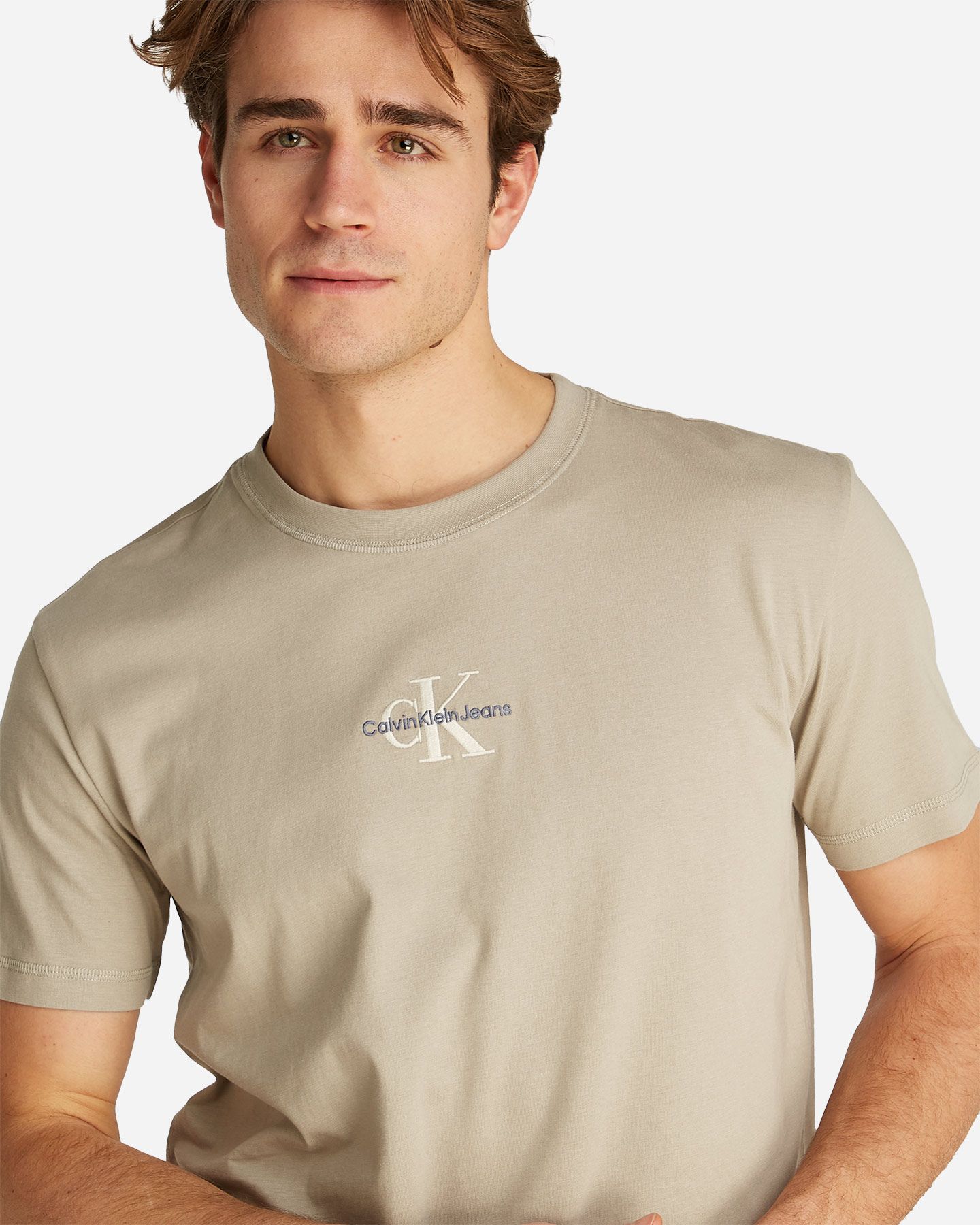 T-shirt CALVIN KLEIN JEANS MONOLOGO M - Grigio - 5 | Cisalfa Sport