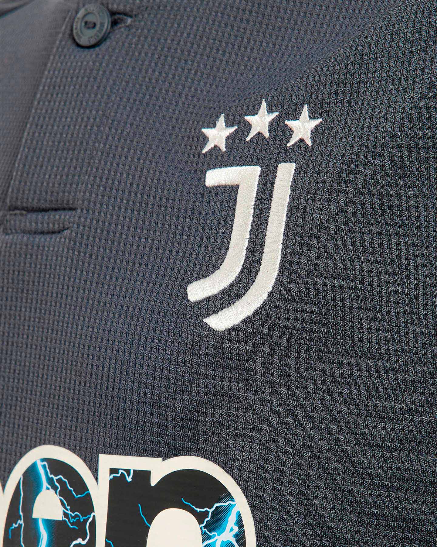 Maglia calcio ufficiale ADIDAS JUVENTUS 3RD 23-24 JR - Antracite - 2 | Cisalfa Sport