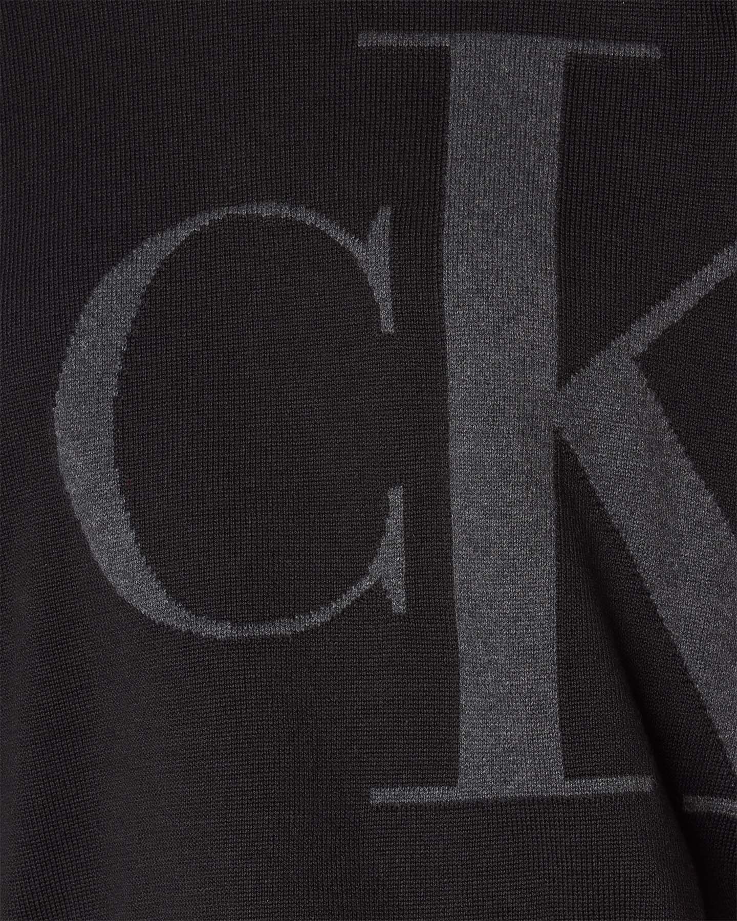 Maglione CALVIN KLEIN JEANS BIG LOGO W - Nero - 2 | Cisalfa Sport