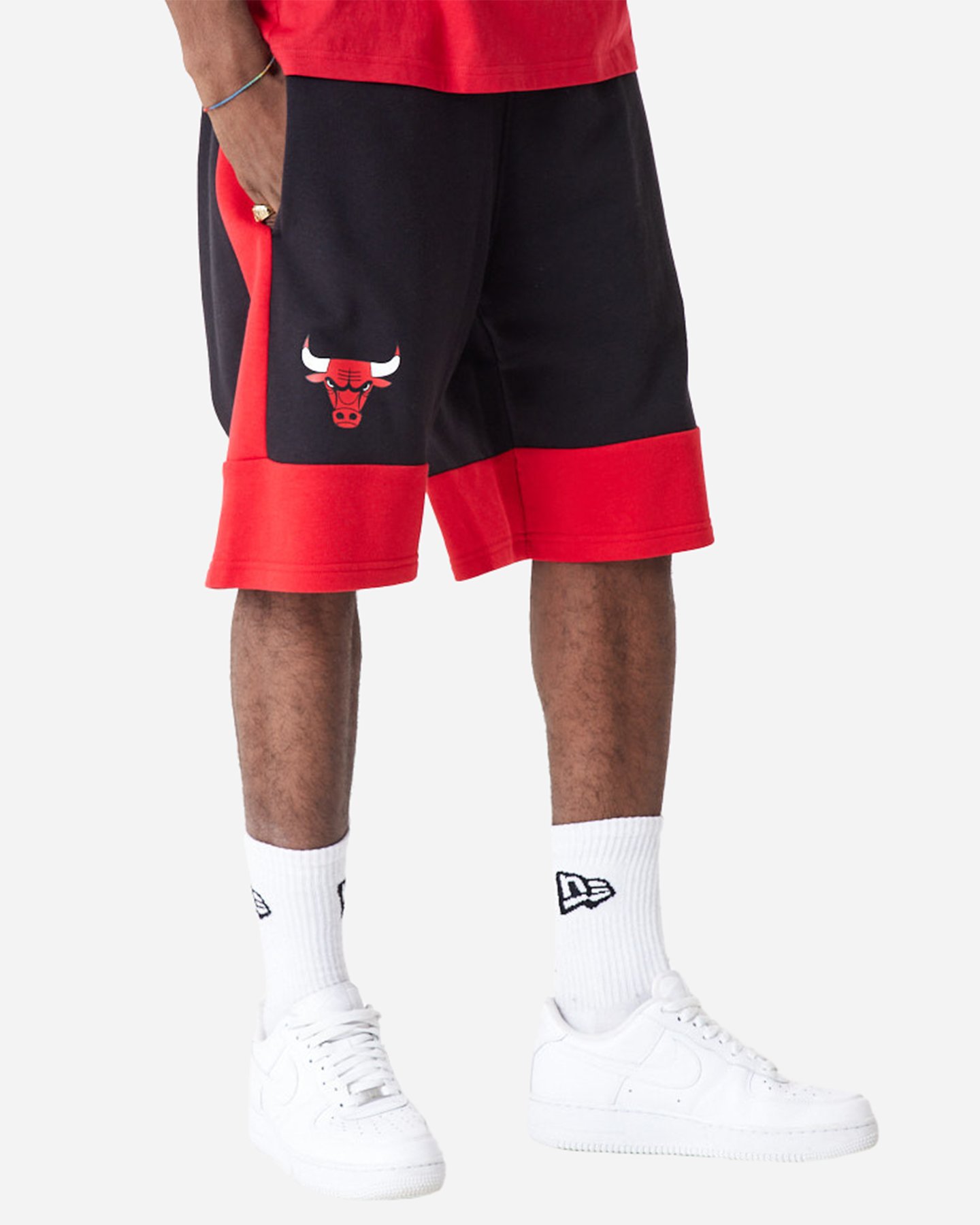 Pantaloncini NEW ERA COLOUR BLOCK CHICAGO BULLS M - Nero - 0 | Cisalfa Sport
