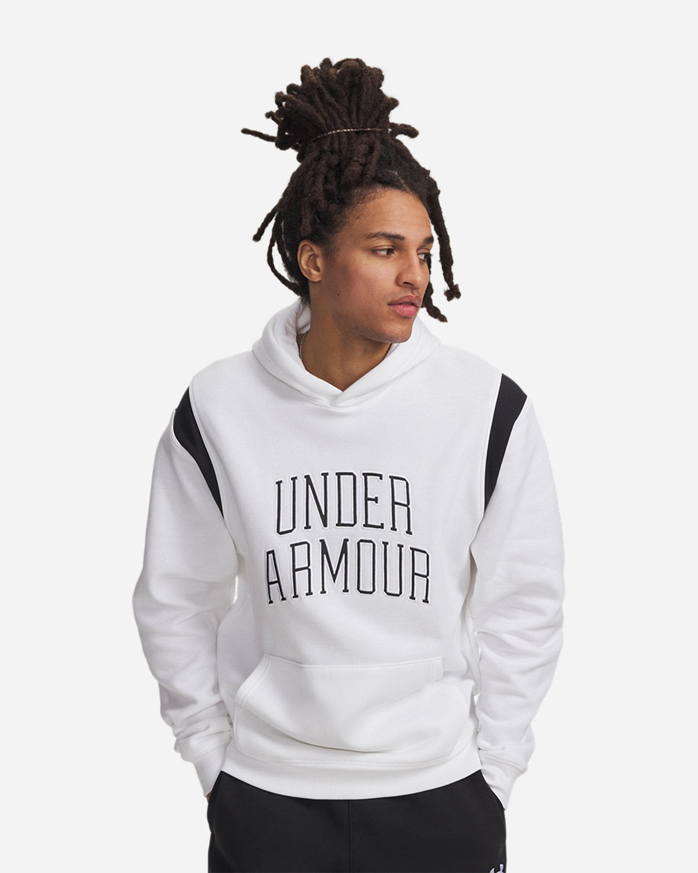 Felpa UNDER ARMOUR RIVAL FLEECE M - Bianco - 0 | Cisalfa Sport