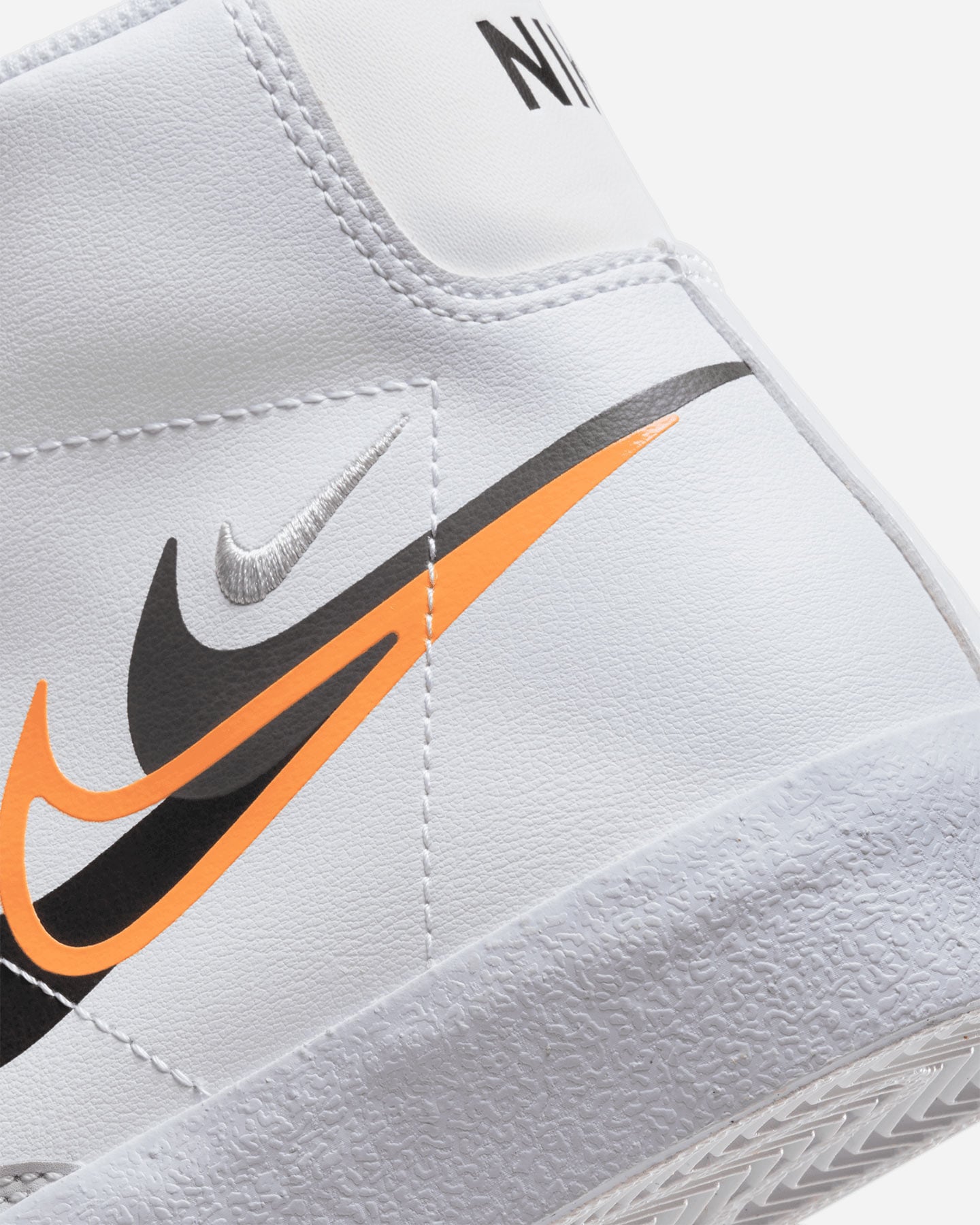 Scarpe sneakers NIKE BLAZER MID '77 GS JR - Bianco - 5 | Cisalfa Sport