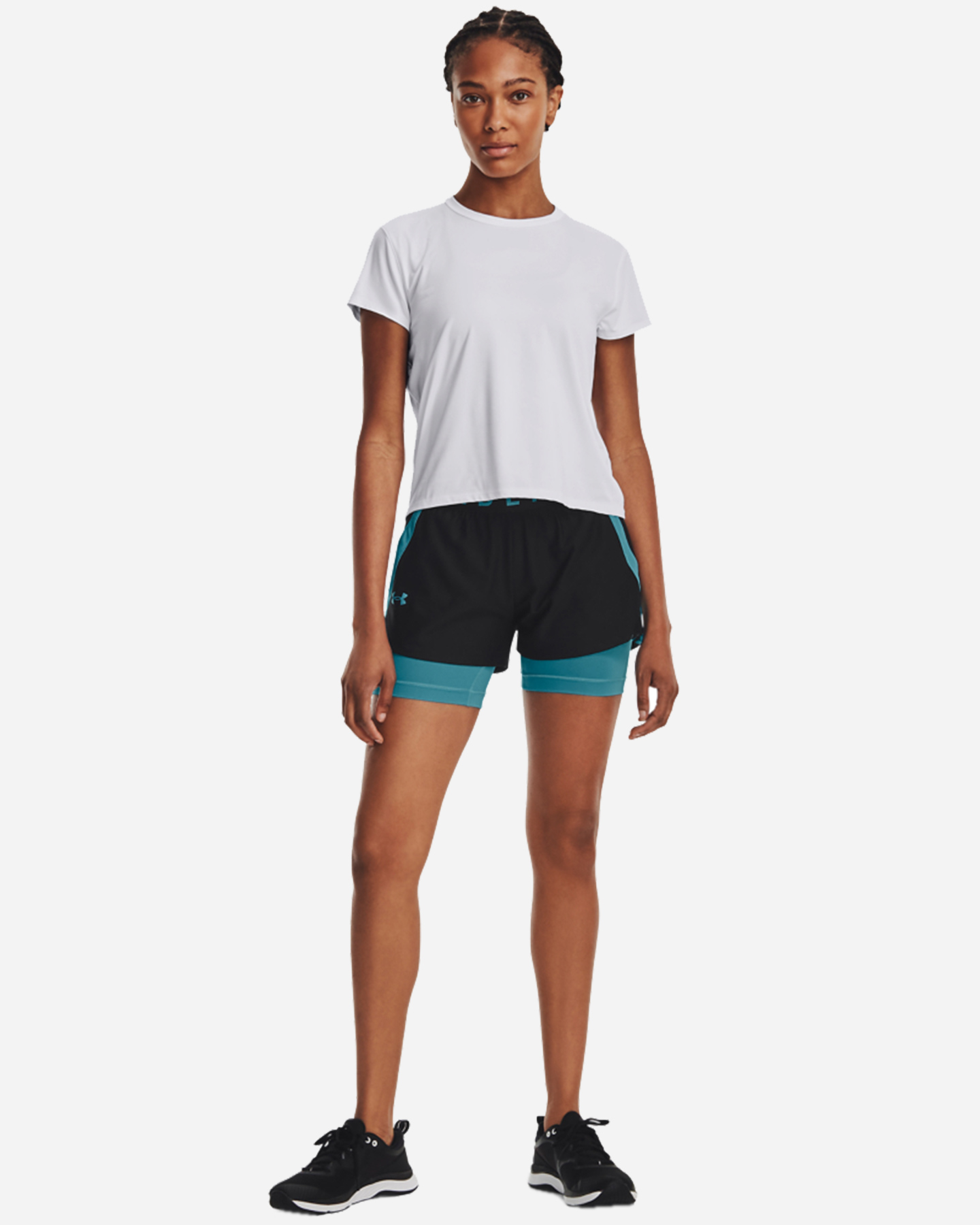 Short training UNDER ARMOUR PLAY UP 2-IN-1 W - 9 | Cisalfa Sport