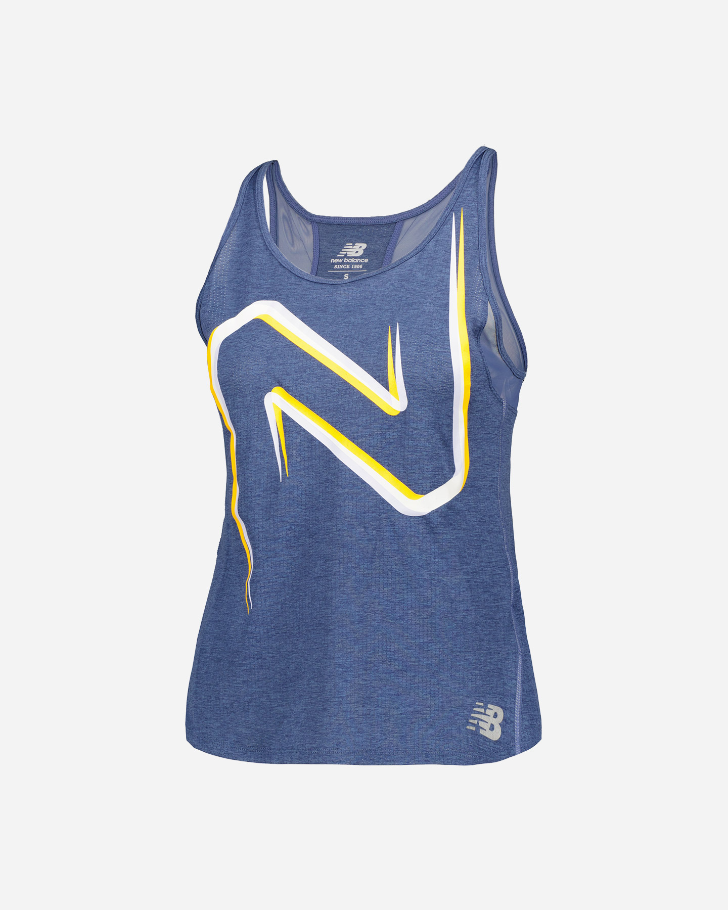 Canotta running NEW BALANCE PRINTED IMPACT RUN W - Grigio - 0 | Cisalfa Sport