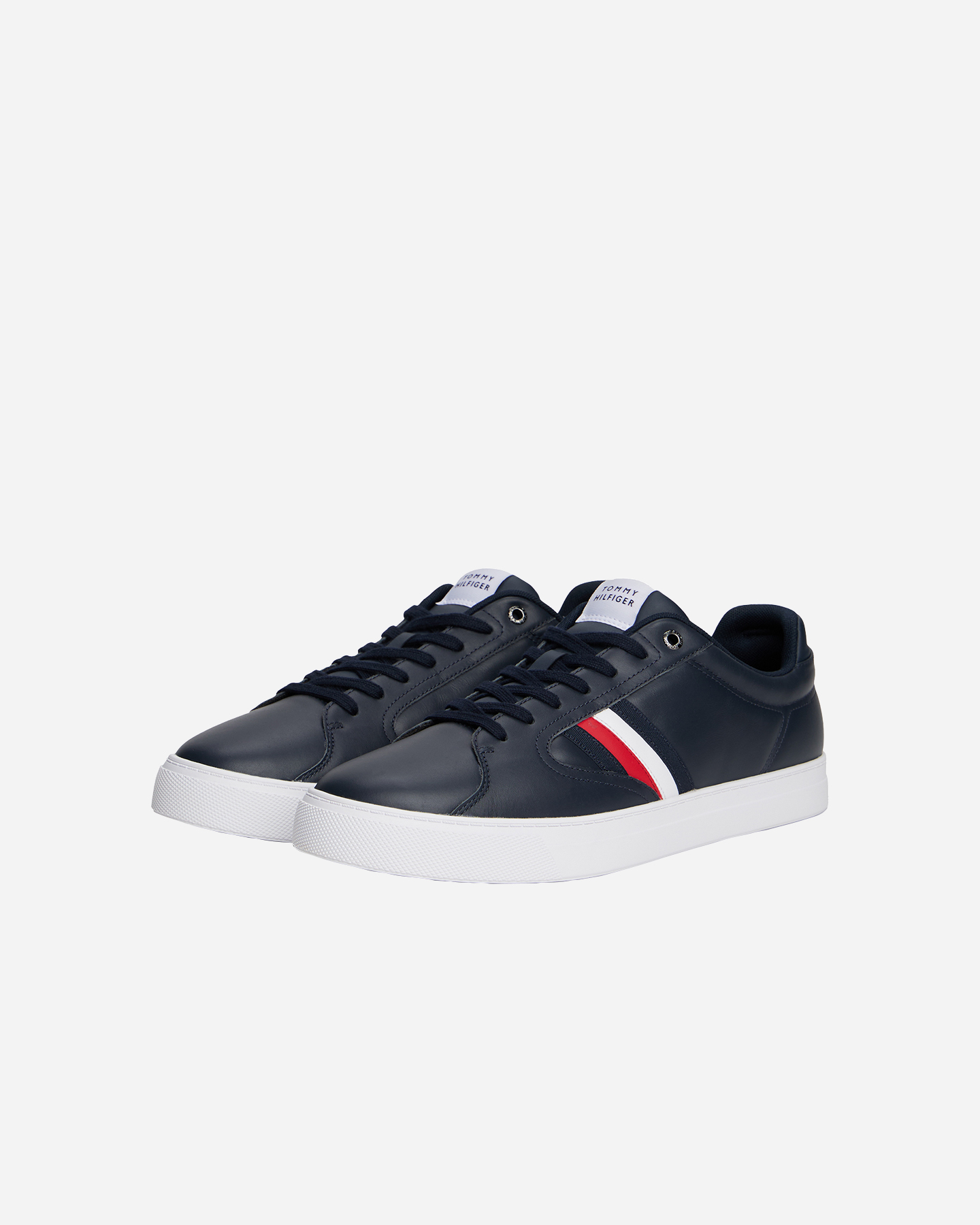Scarpe sneakers TOMMY HILFIGER ICON COURT STRIPES M - Blu - 1 | Cisalfa Sport