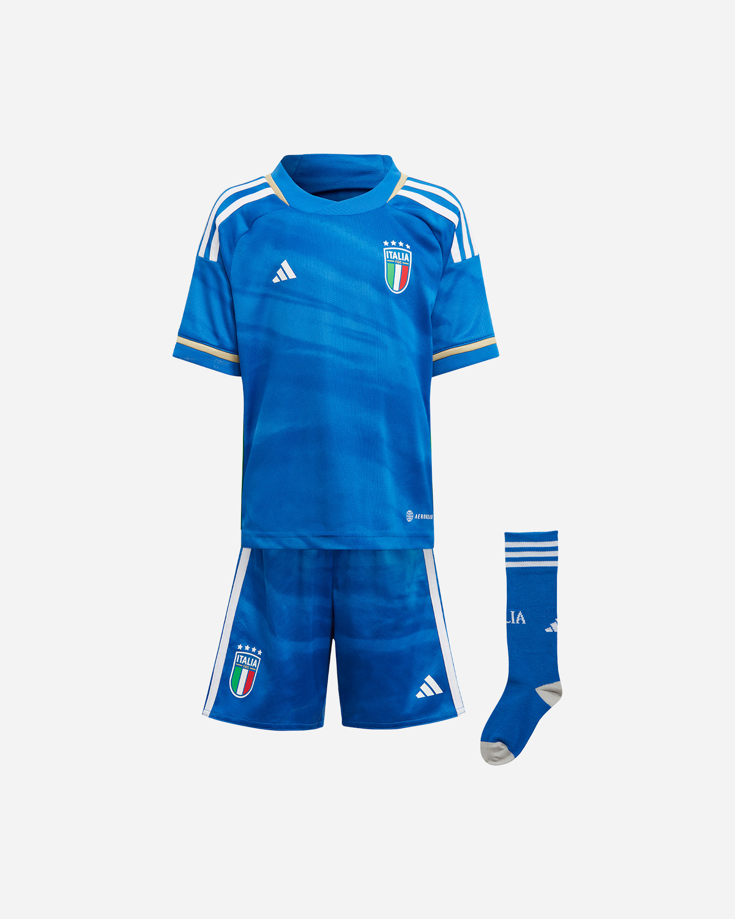 Abbigliamento calcio ufficiale ADIDAS KIT ITALIA HOME JR - Blu - 0 | Cisalfa Sport