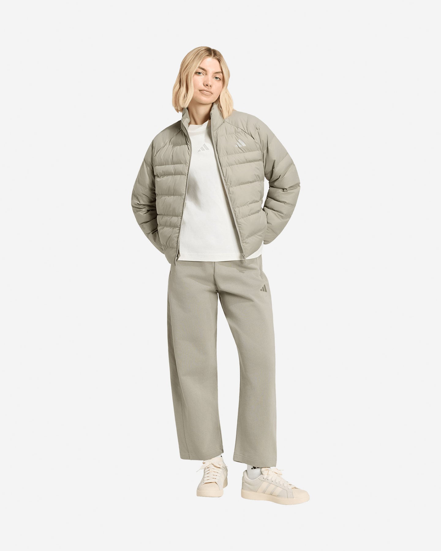 Felpa ADIDAS ESSENTIALS W - Verde - 2 | Cisalfa Sport