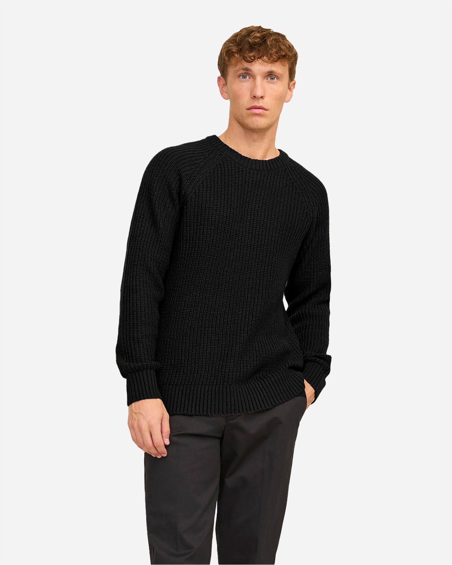 Maglione JACK & JONES SPALLA RAGLAN M - Nero - 1 | Cisalfa Sport