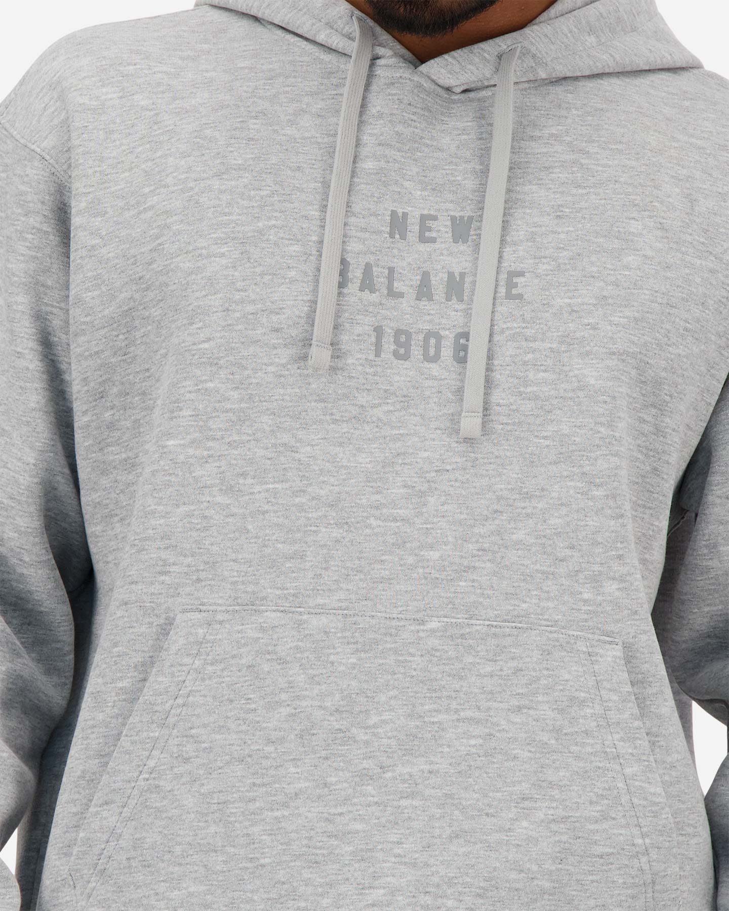 Felpa NEW BALANCE ICONIC COLLEGIATE GRAPHIC M - Grigio - 3 | Cisalfa Sport