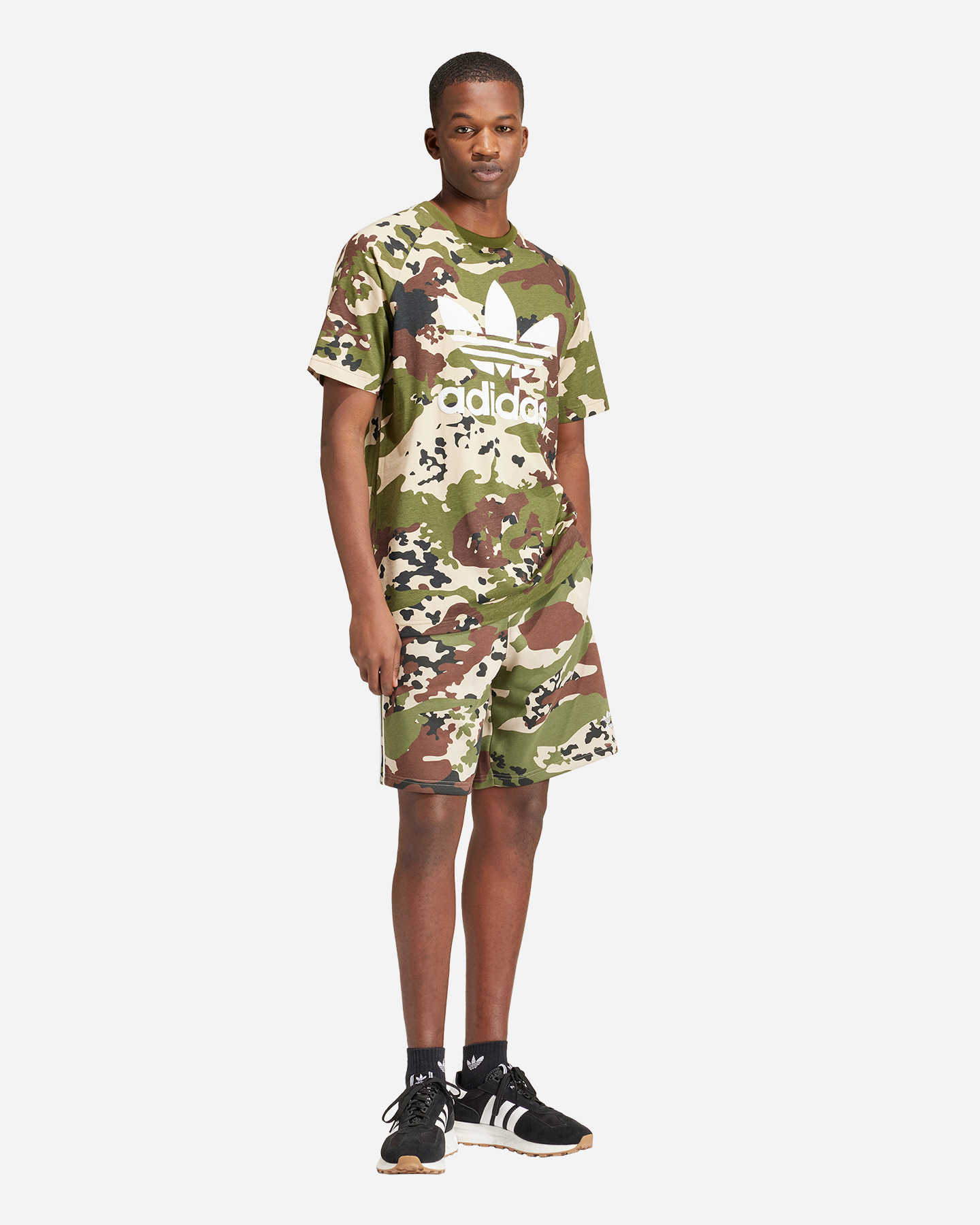 T-shirt ADIDAS CAMO TREFOIL M - Nero - 3 | Cisalfa Sport