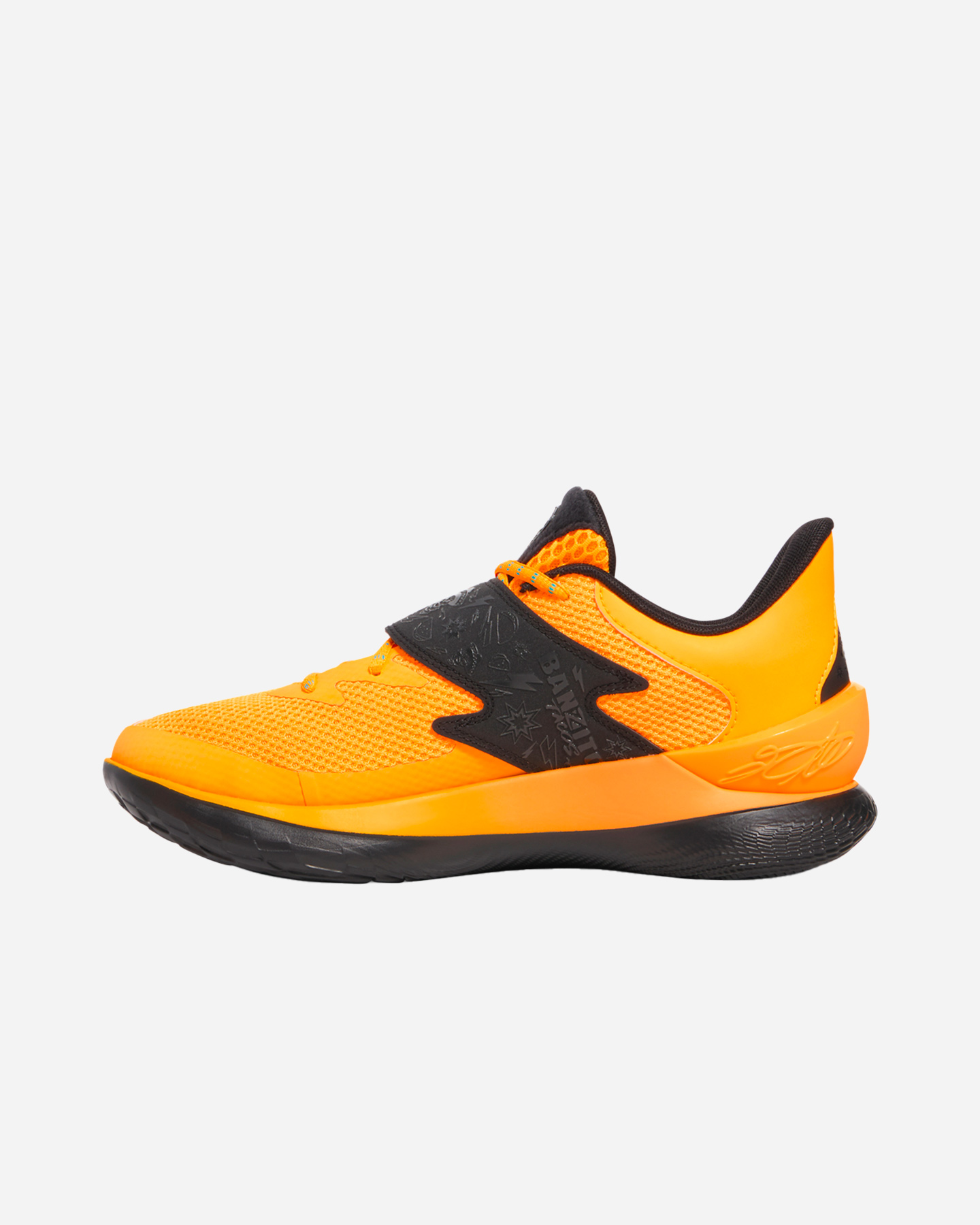 Scarpe basket UNDER ARMOUR CURRY FOX 1 BANZITOS M - Arancione - 4 | Cisalfa Sport
