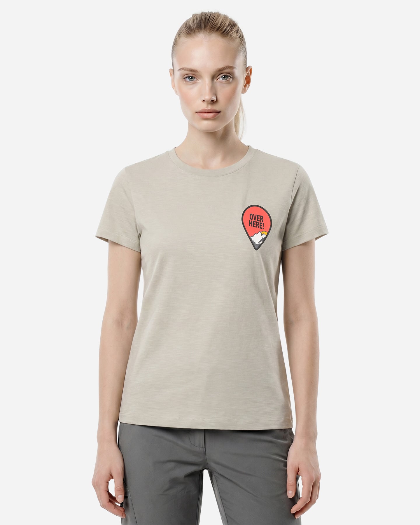 T-shirt 8848 ESSENTIAL W - Beige - 2 | Cisalfa Sport