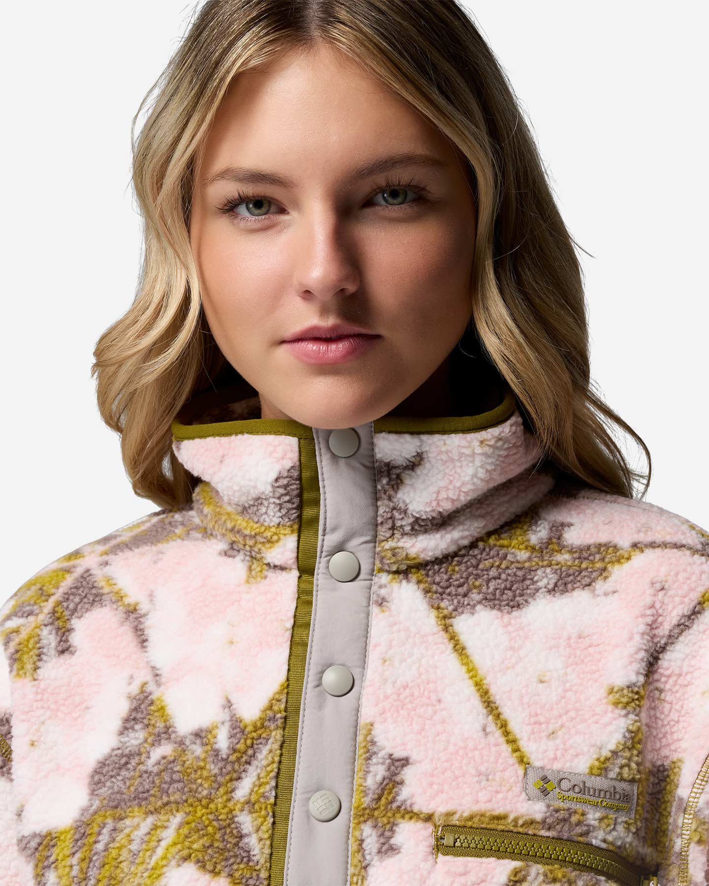 Pile COLUMBIA HELVETIA II PRINTED W - Rosso - 4 | Cisalfa Sport