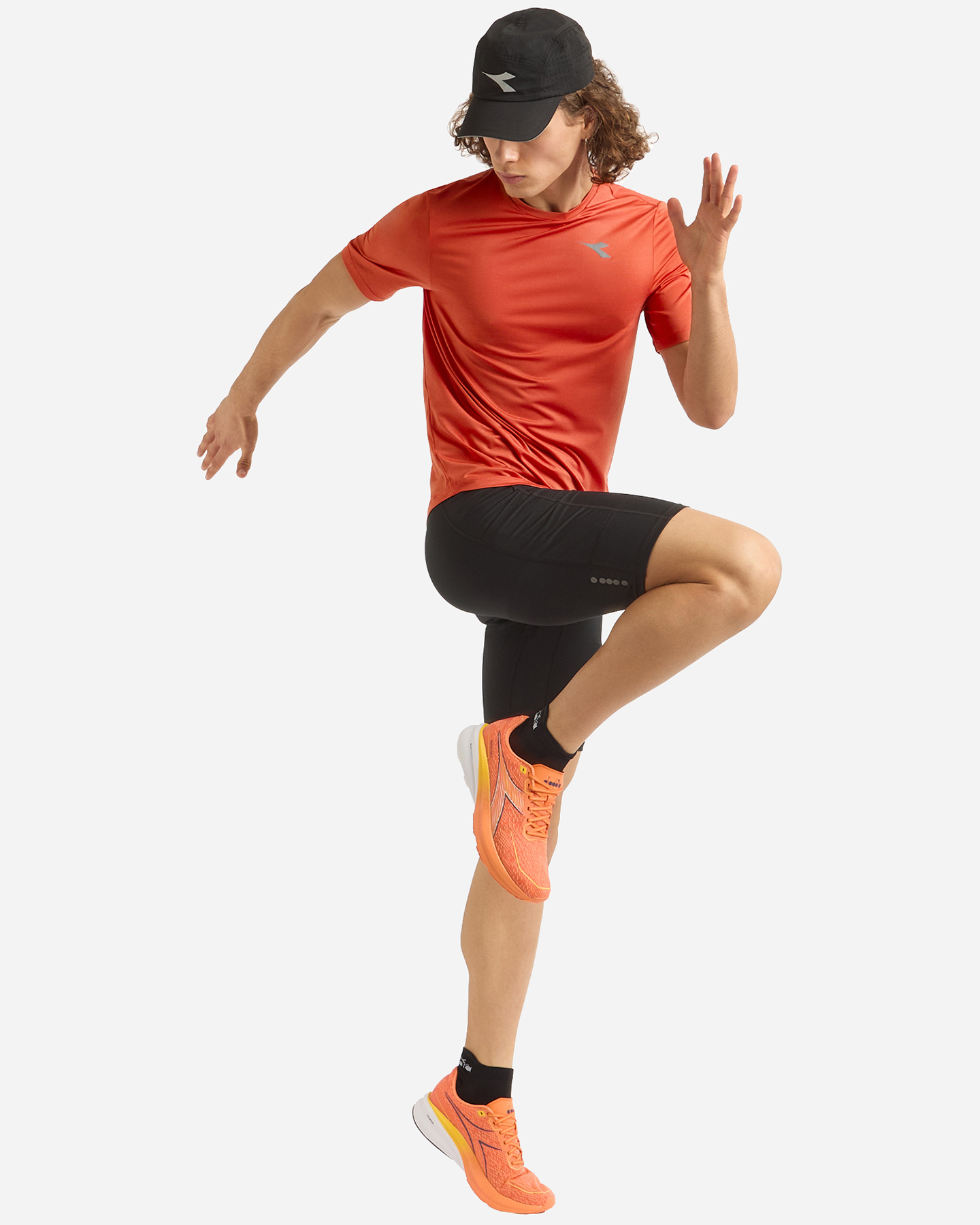 Short running DIADORA RUN LOVER M - Nero - 3 | Cisalfa Sport