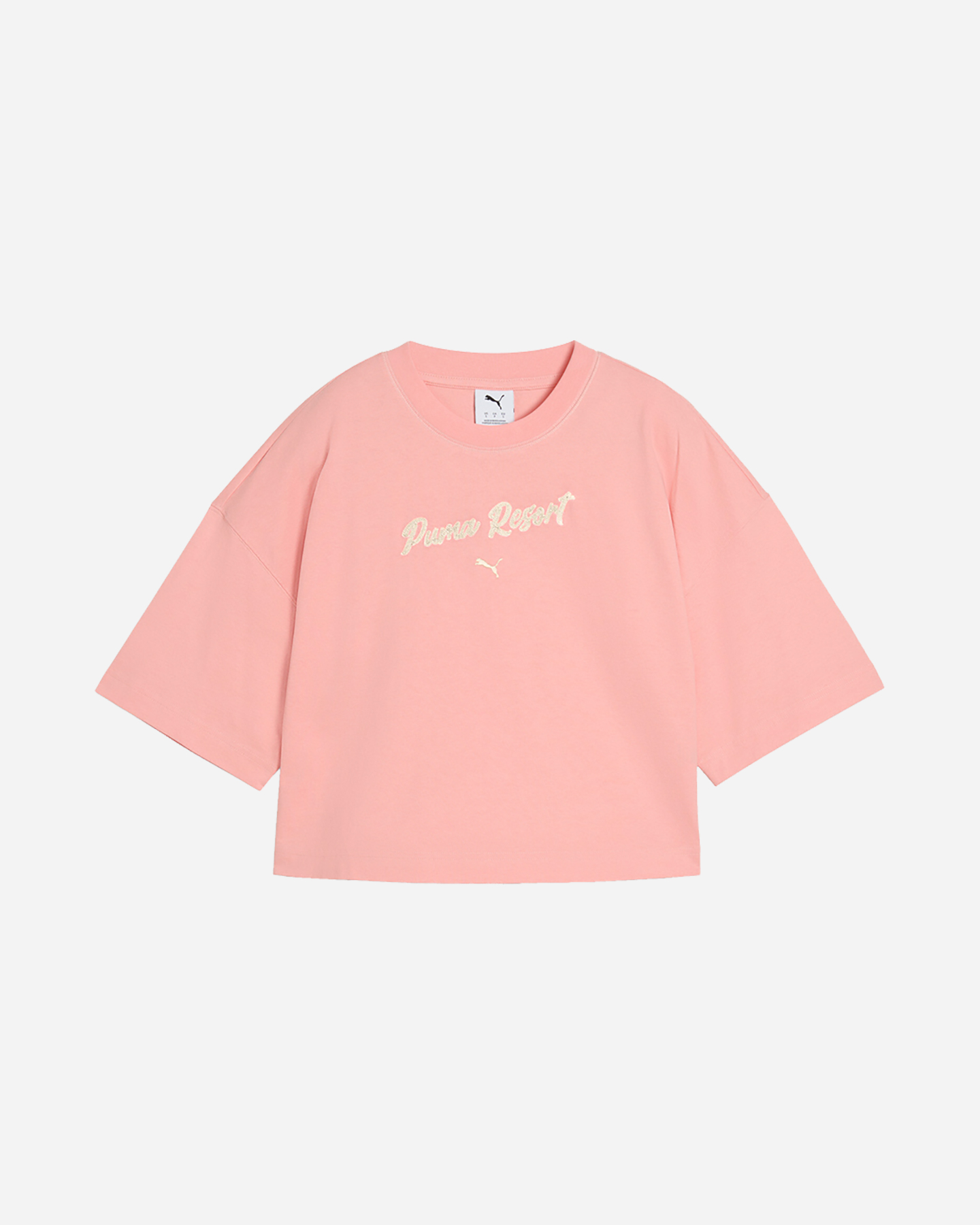 T-shirt PUMA CROP PREMIUM W - Rosa - 0 | Cisalfa Sport