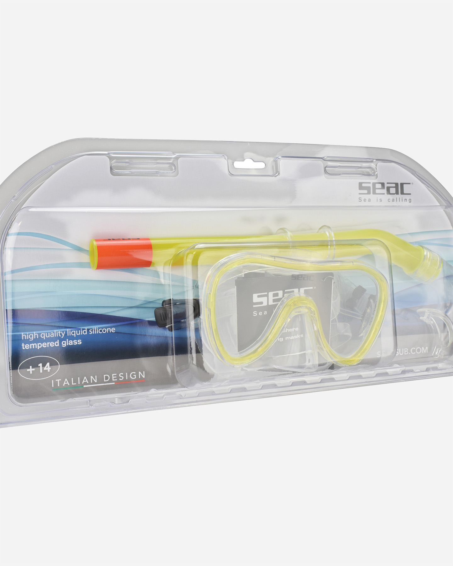 Kit snorkeling SEAC SUB SET BIS SALINA SILTRA  - Giallo - 4 | Cisalfa Sport