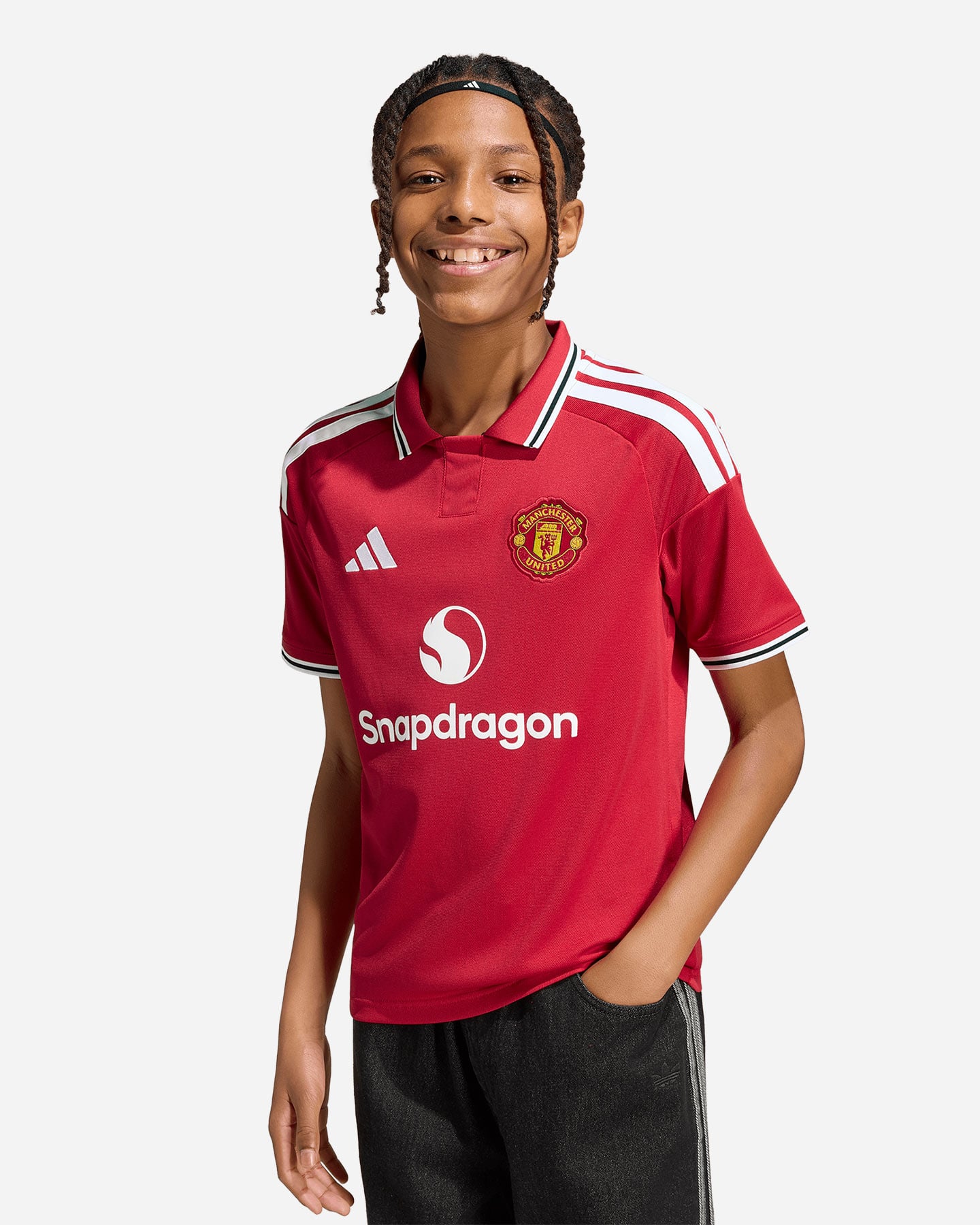 Maglia calcio ufficiale ADIDAS MANCHESTER UNITED HOME 26-27 JR - 3 | Cisalfa Sport